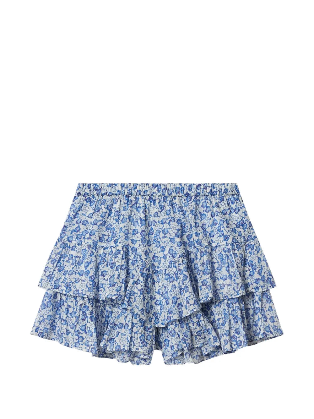 Isabel Marant Jocadia Ruffled Floral Mini Shorts