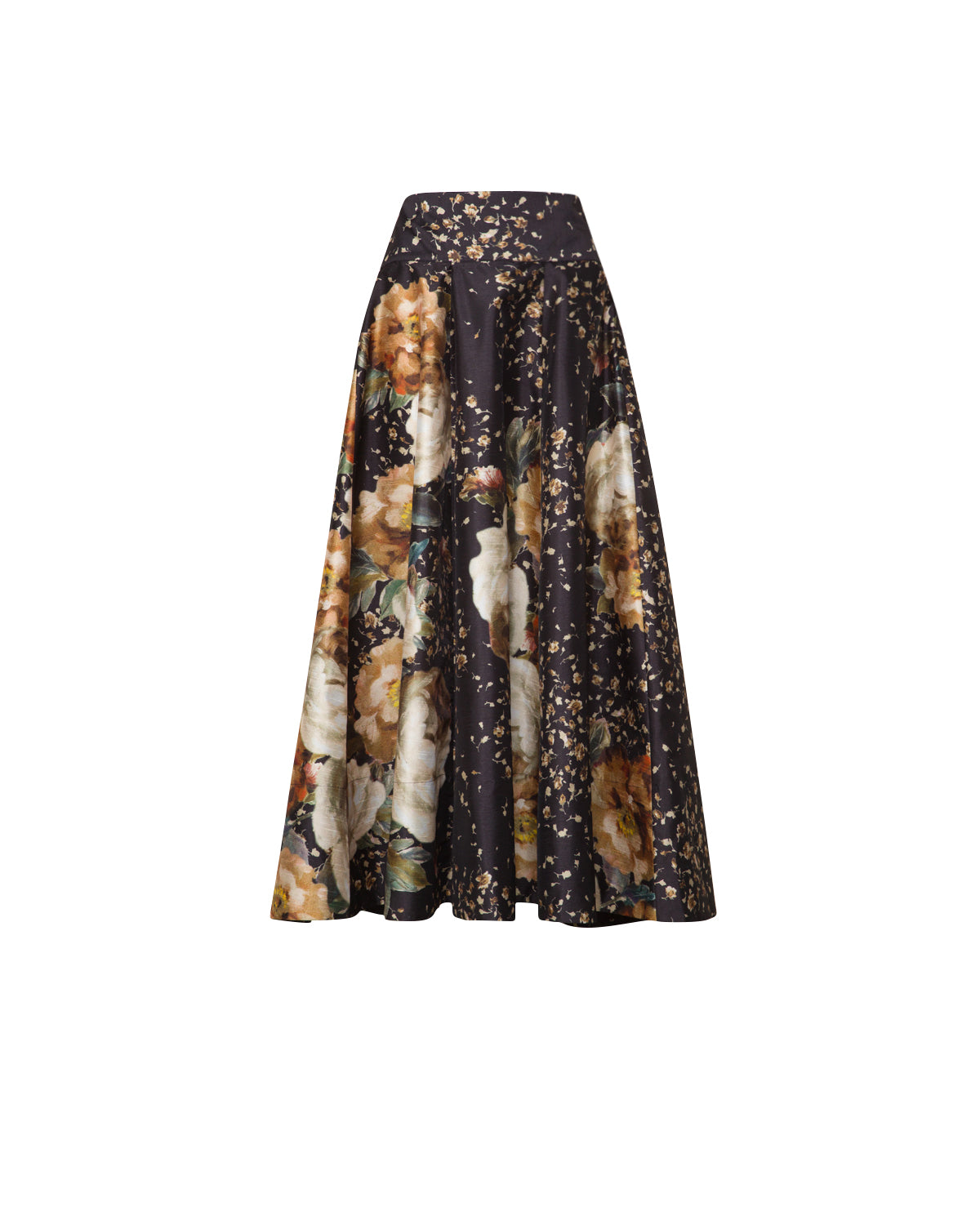 Taffeta Maxi Skirt