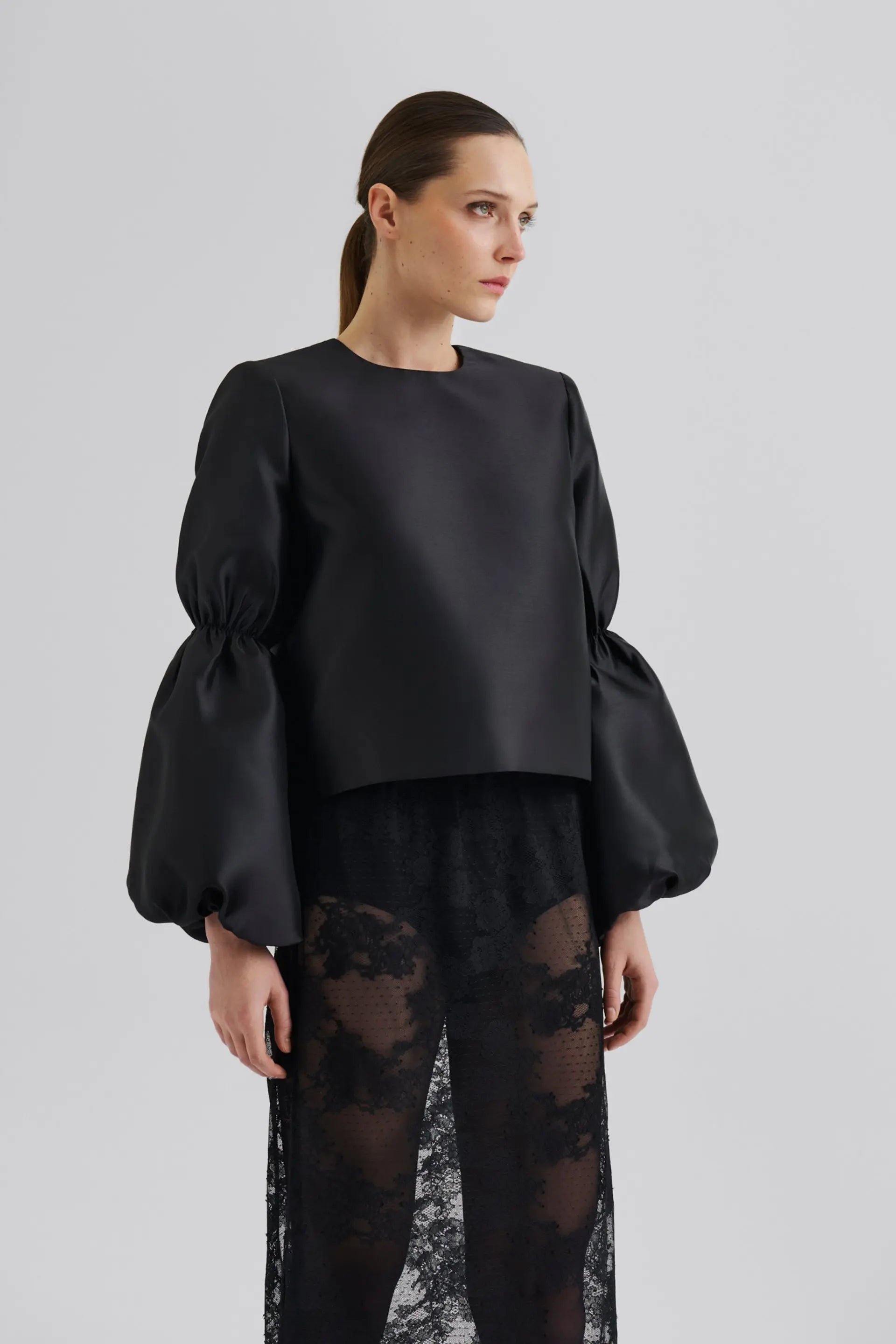 Malina Cia Double Pouf Sleeve Blouse