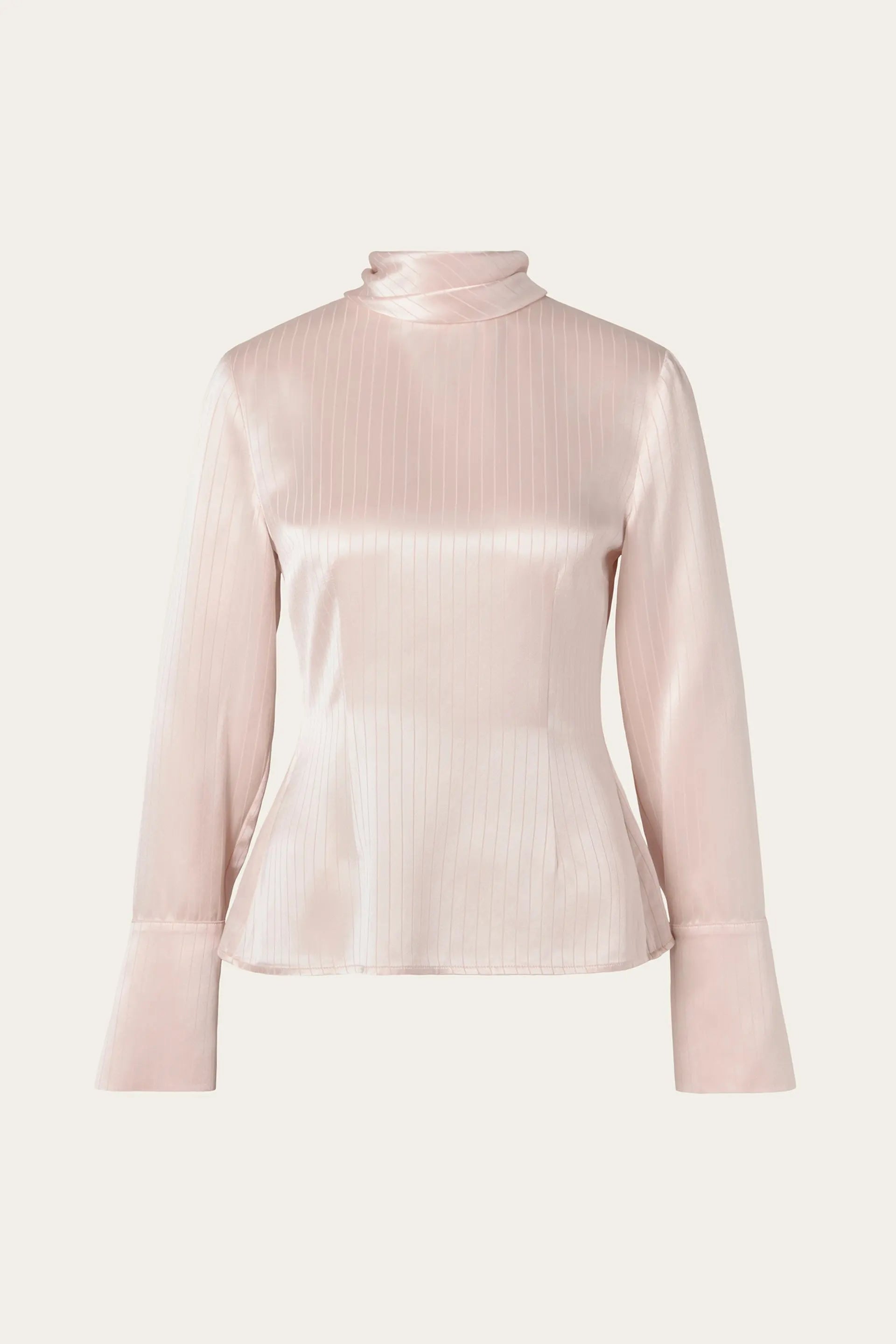 Malina Celene Tie Detailed Satin Blouse