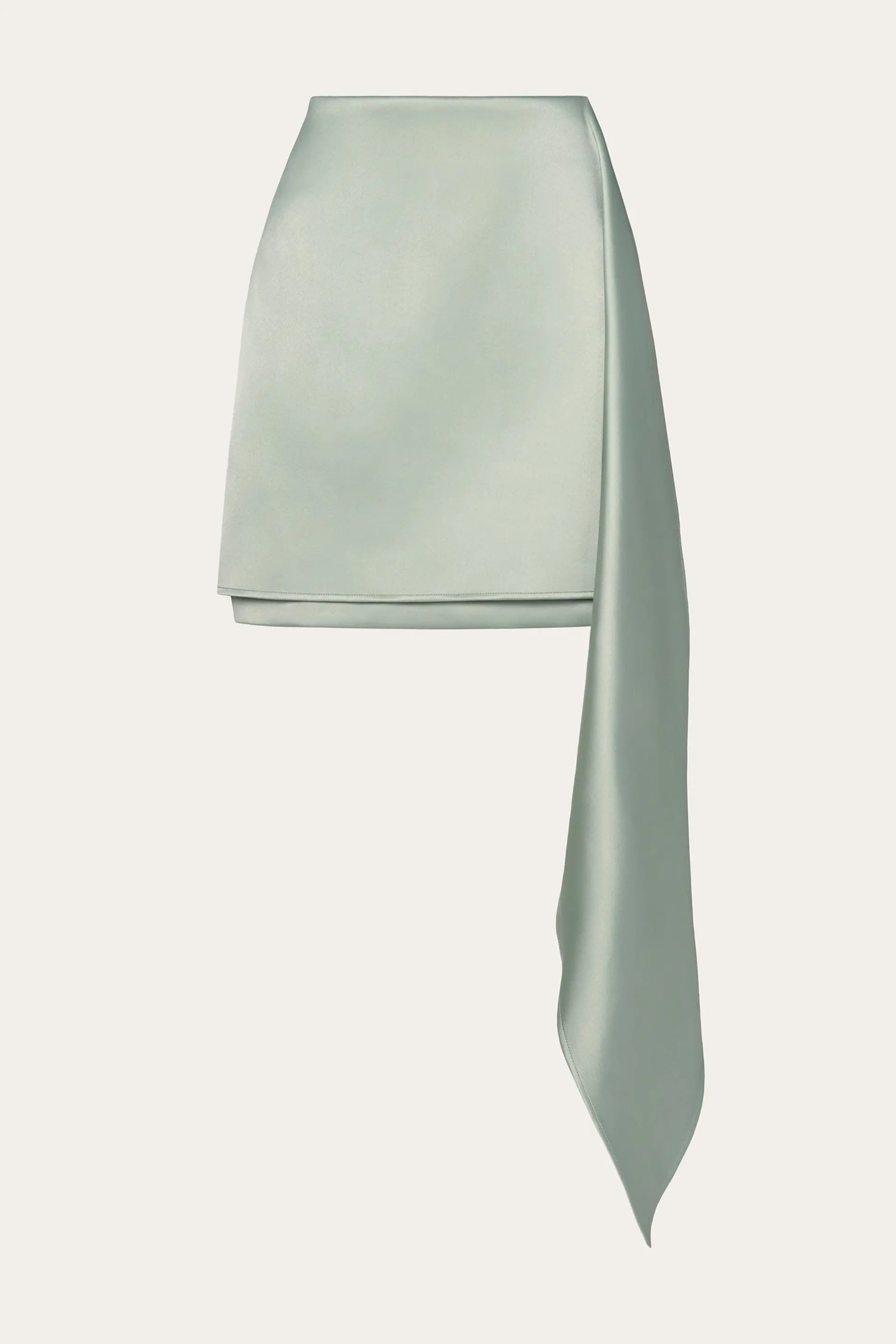 Malina Solana Heavy Satin Mini Skirt