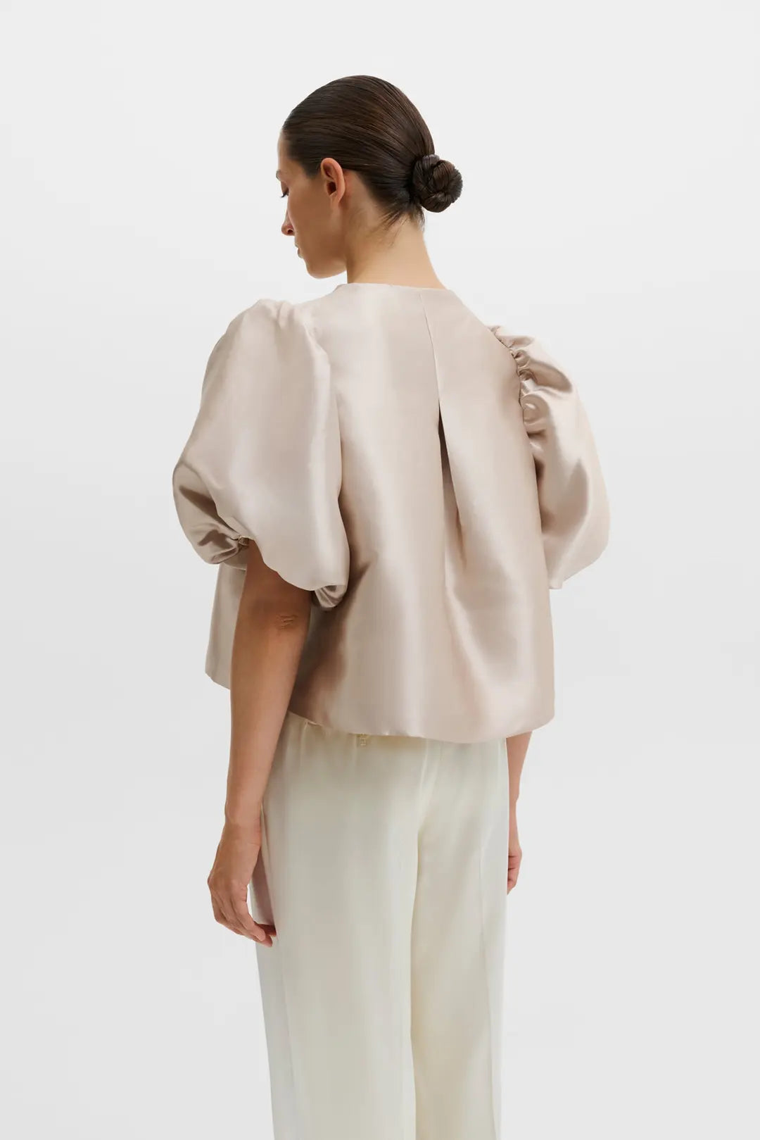 Malina Cleo Blouse - Soft Beige