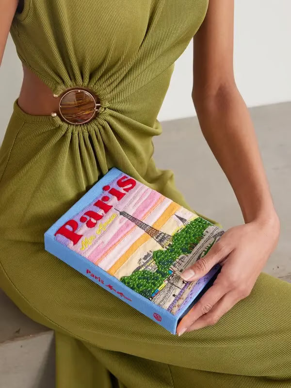 Olympia Le-Tan Book Clutch - Paris
