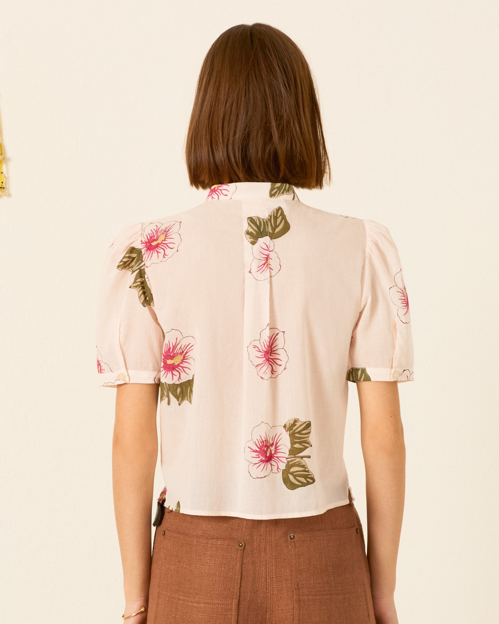Chance Blush Hibiscus Shirt