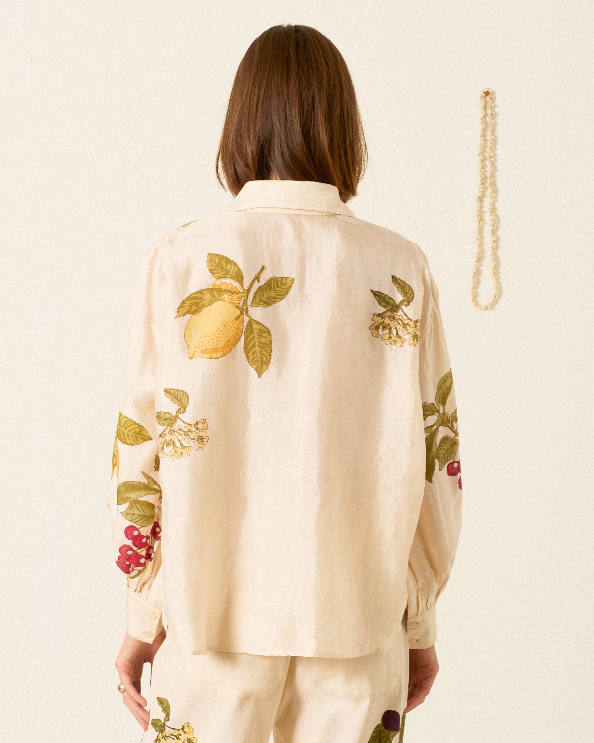 Emery Four Fruit Silk Shirt