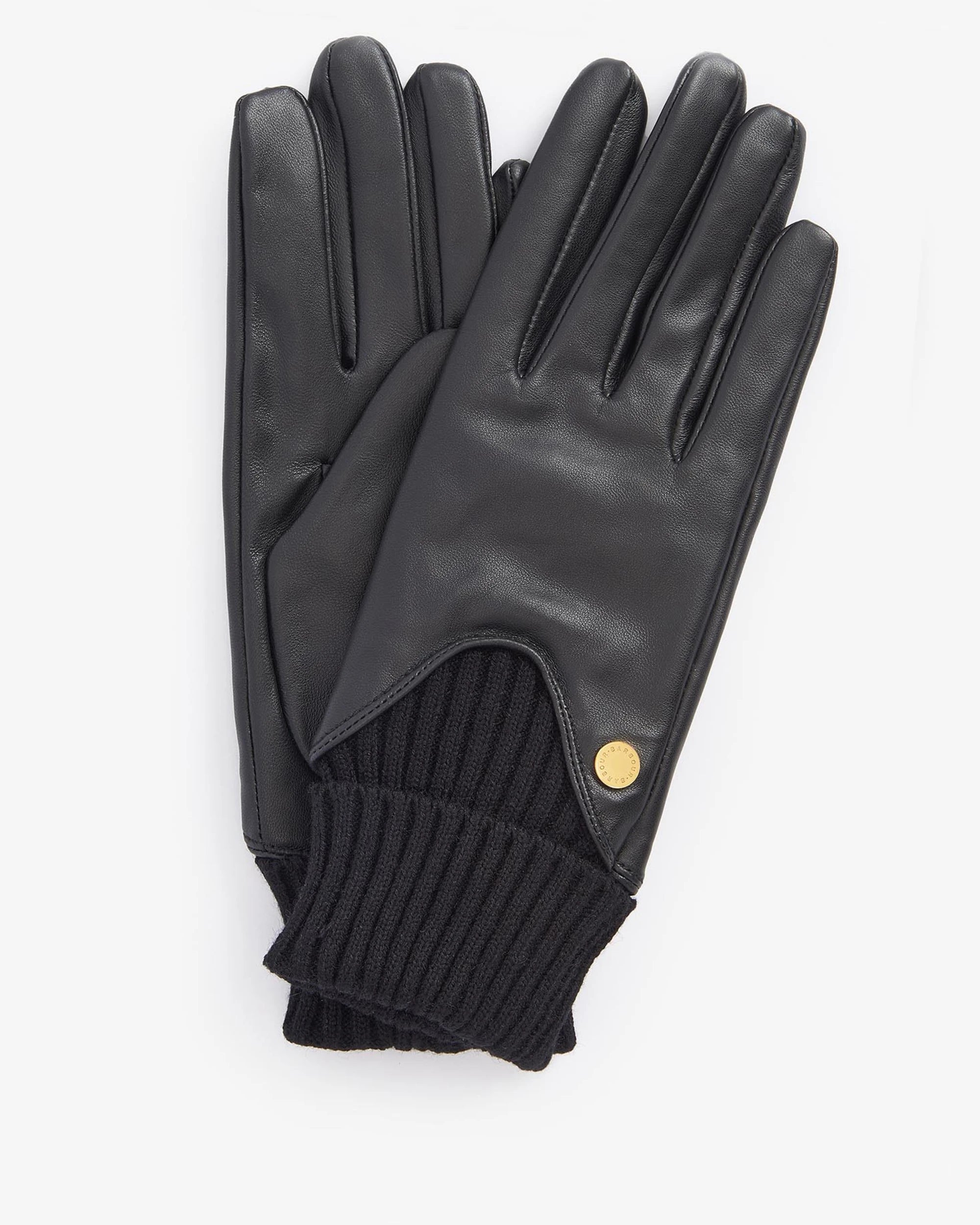 Barbour Deanna Leather Gloves - Black