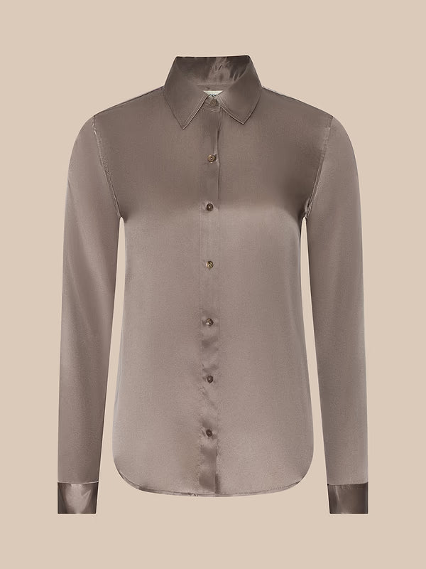 L'Agence Tyler Silk Blouse - Light Cardamom