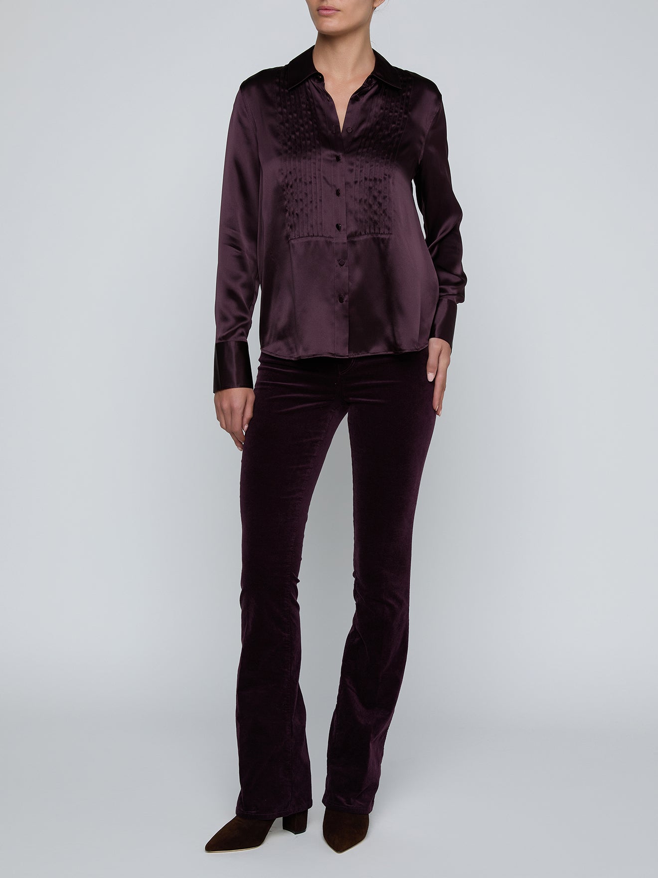 DIVYA PINTUCK TUX SHIRT