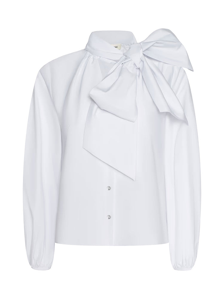 L'Agence Deon Tie-Neck Blouse
