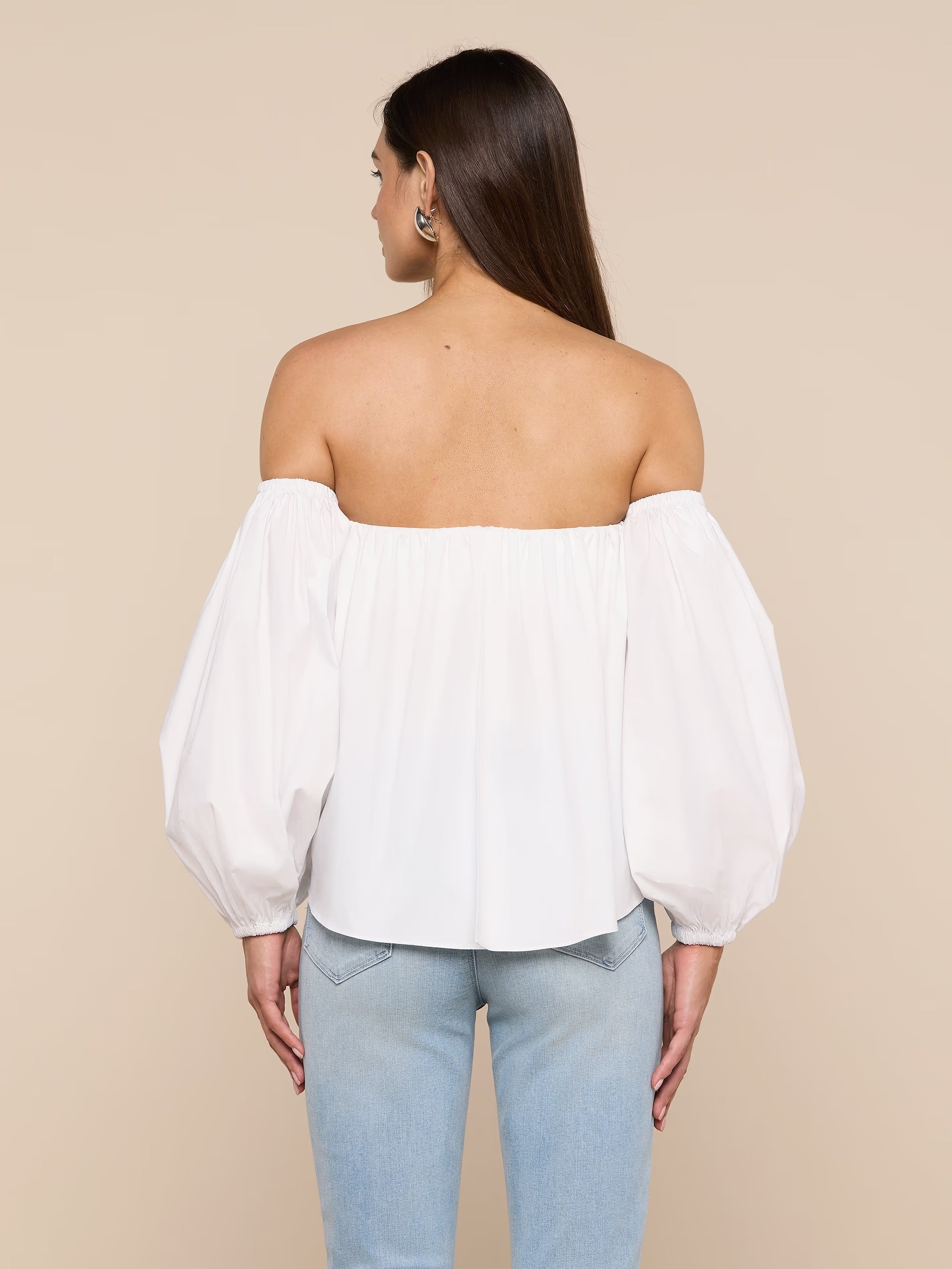 L'Agence Sarai Off-the-Shoulder Top