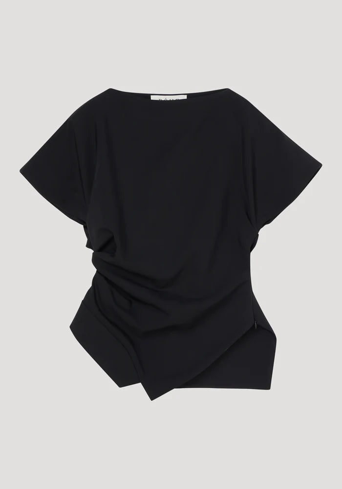 Rohe Draped Lapel Top
