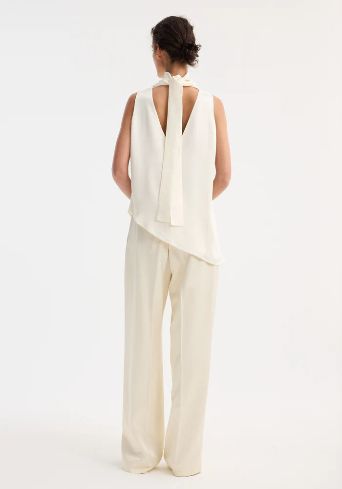Rohe Sleeveless Draped Satin Top