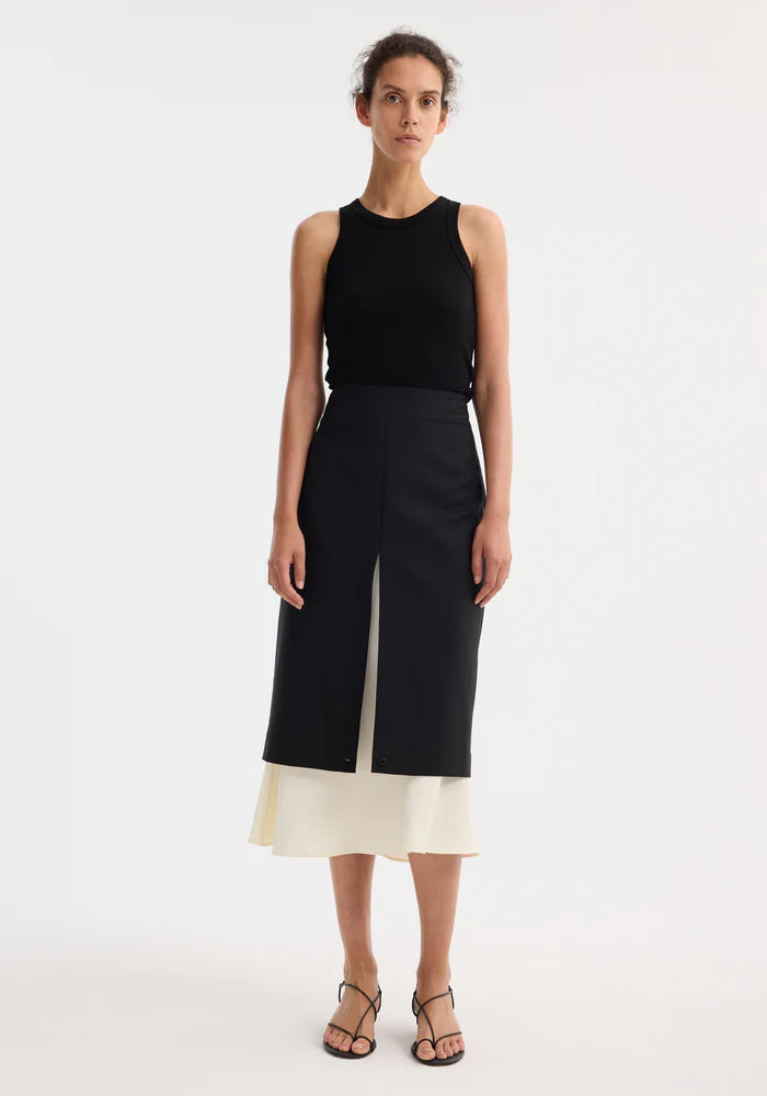 Rohe Contrast Upside-Down Skirt