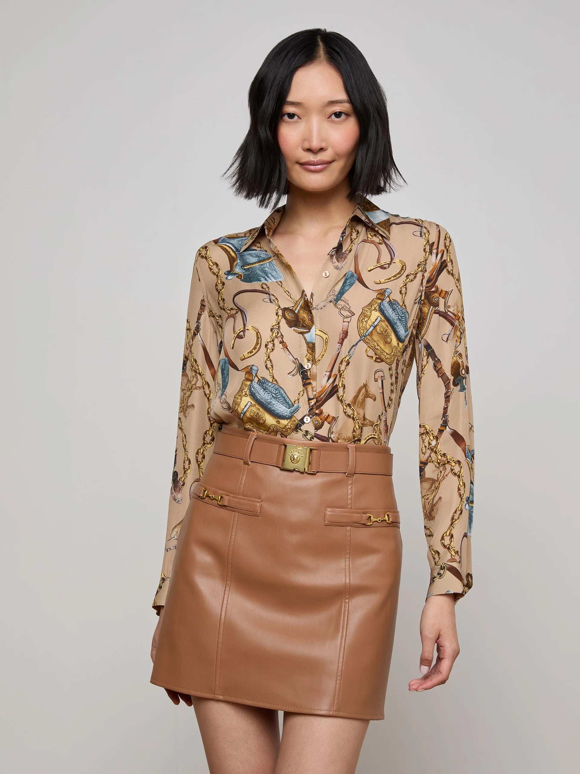 L'Agence Nina L/S Blouse
