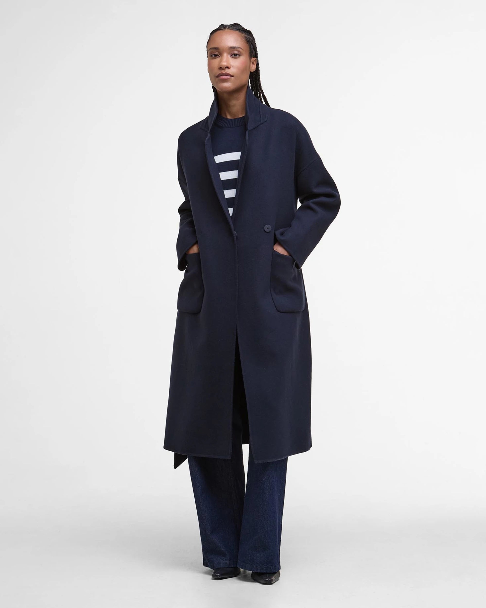 Barbour Rachel Wool Wrap Coat