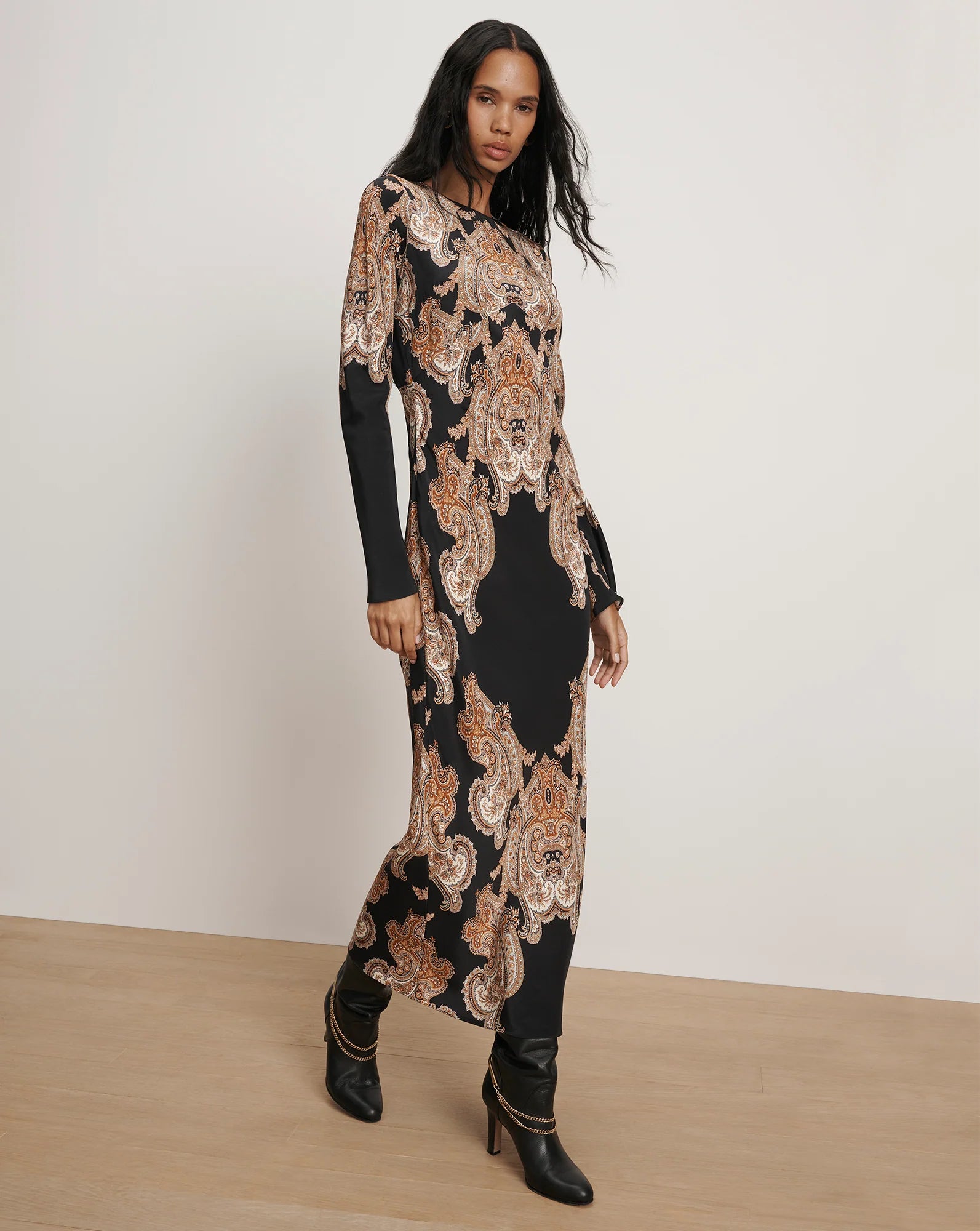 Veronica Beard Lupita Paisley Midi Dress