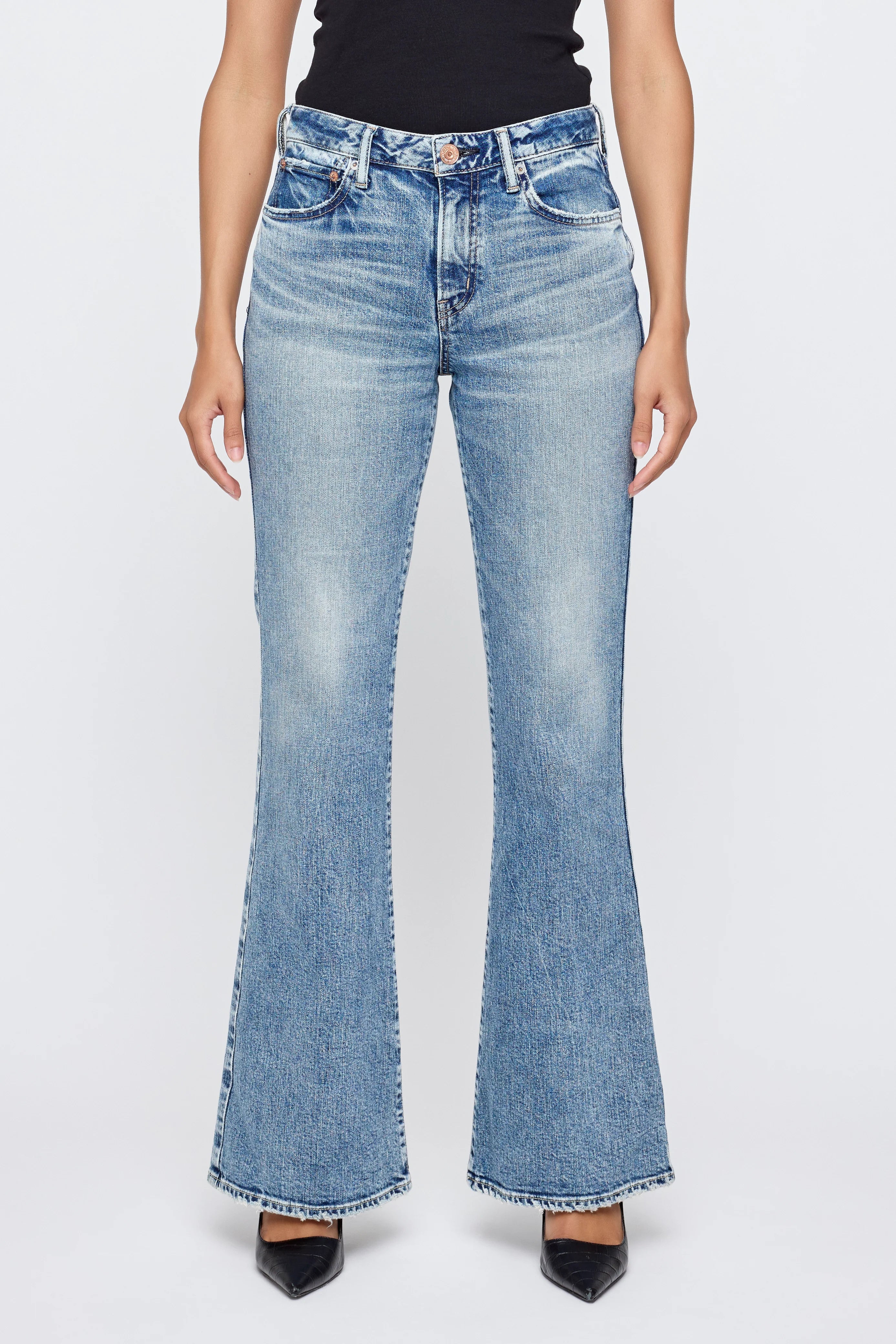Moussy Vintage 70s Flare Jean - Attleboro