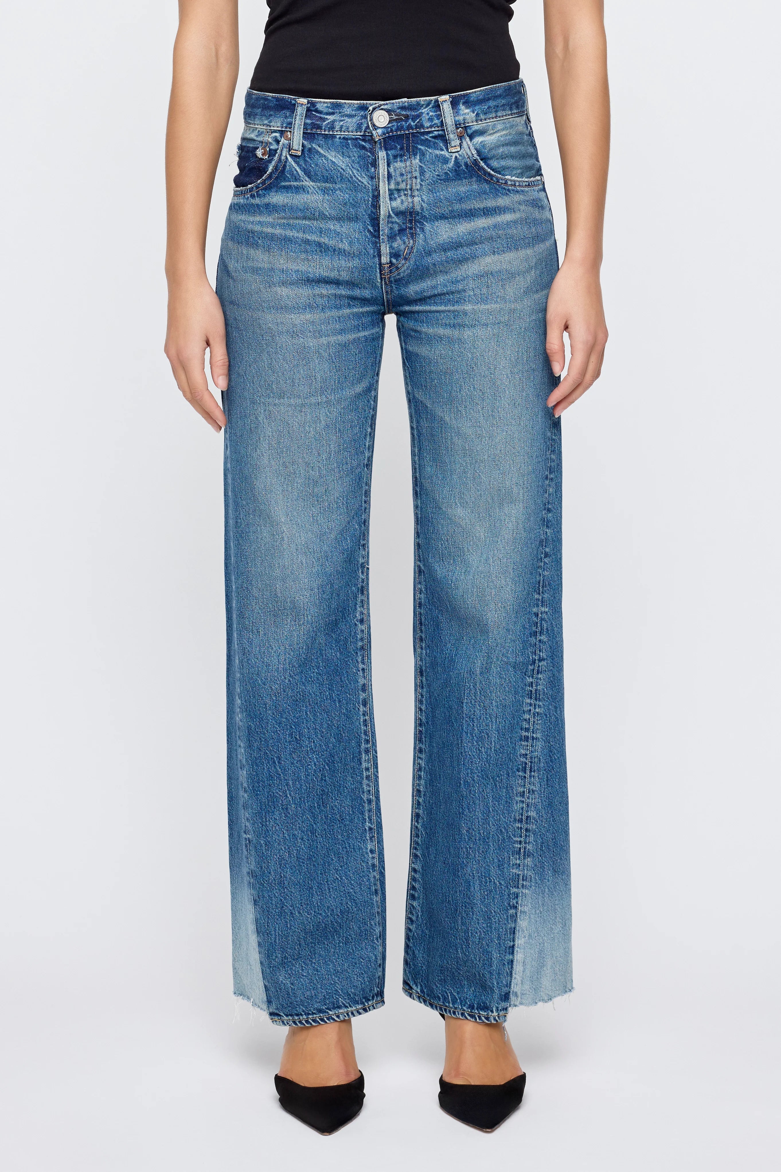 Moussy Vintage Holyoke Panel Wide Jean