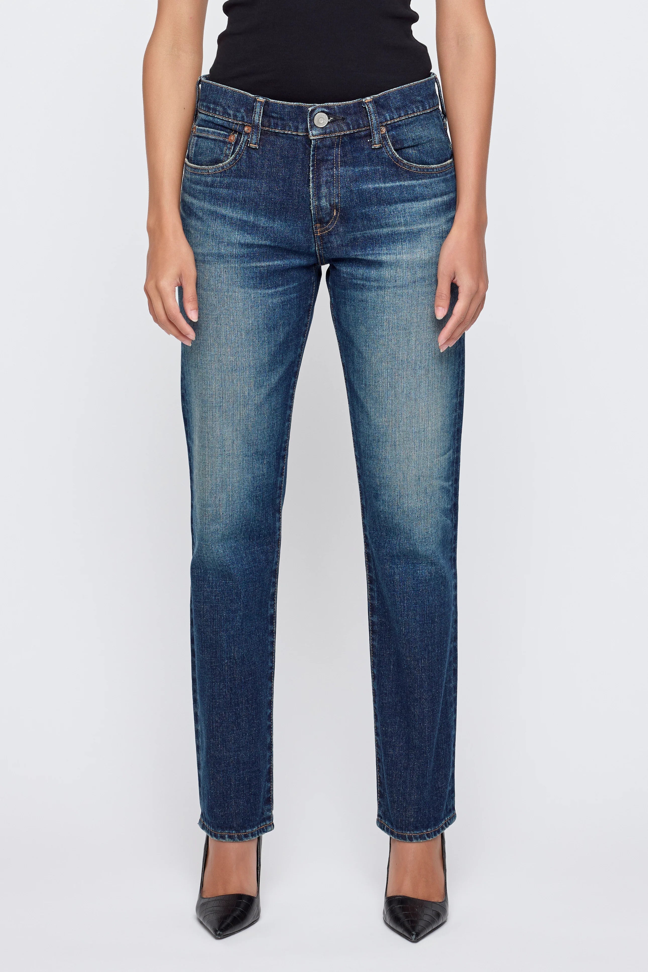 Moussy Vintage Slim Straight - Leverett