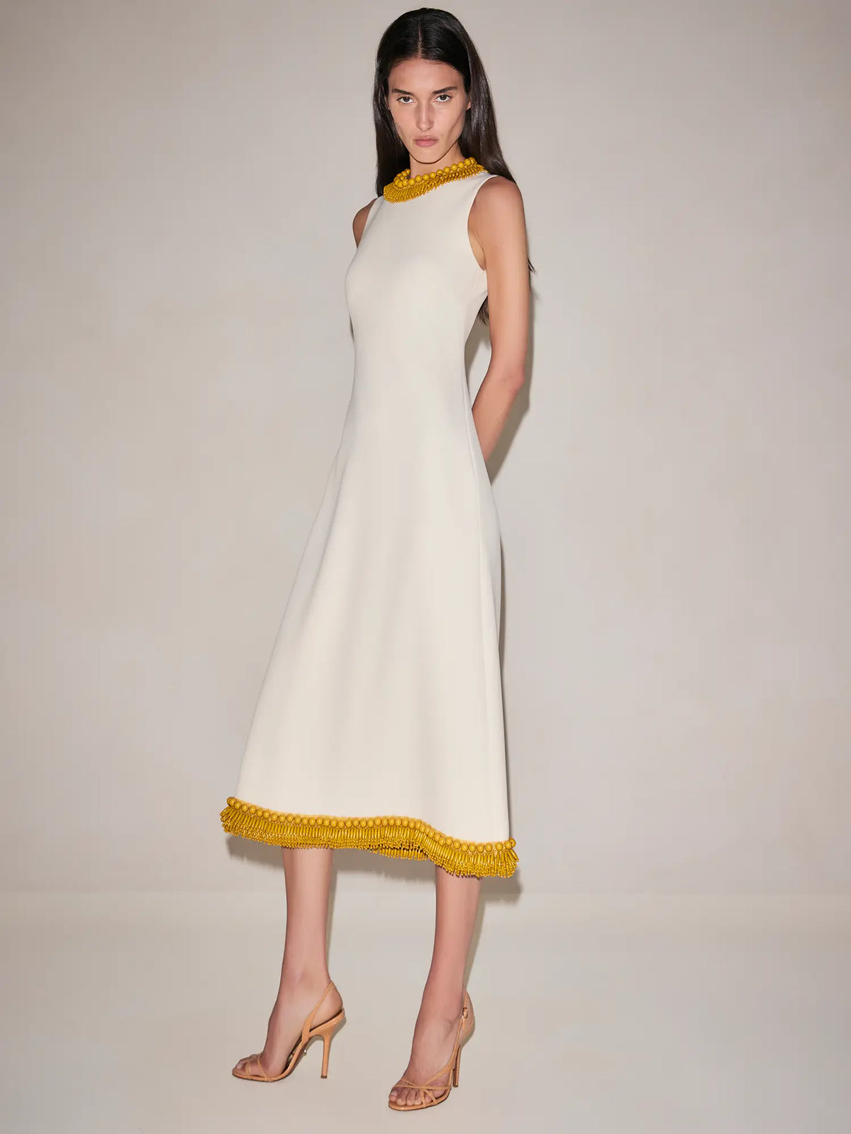Alexis Cedrata Dress - Ivory