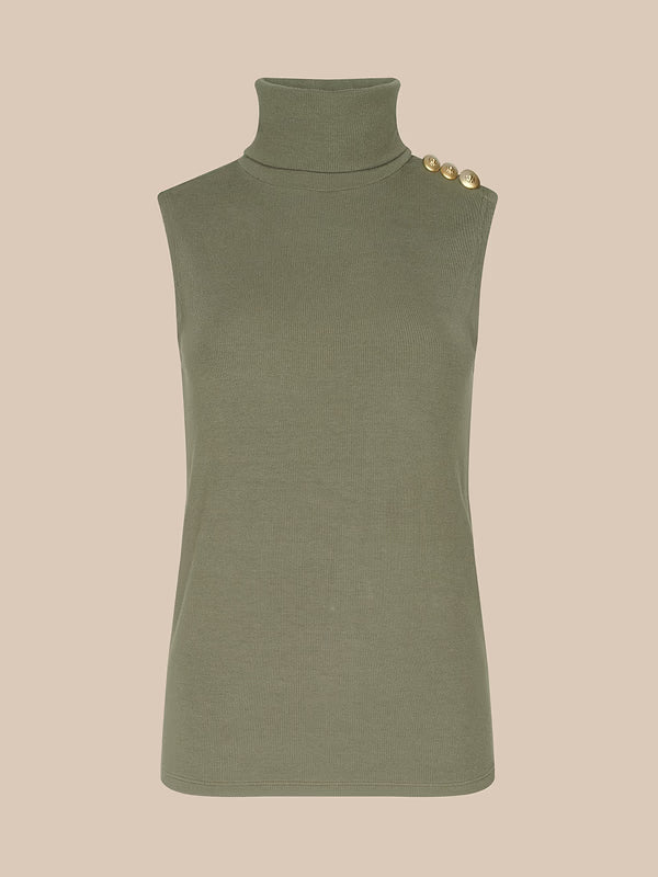 L'Agence Ceci Sleeveless Turtleneck