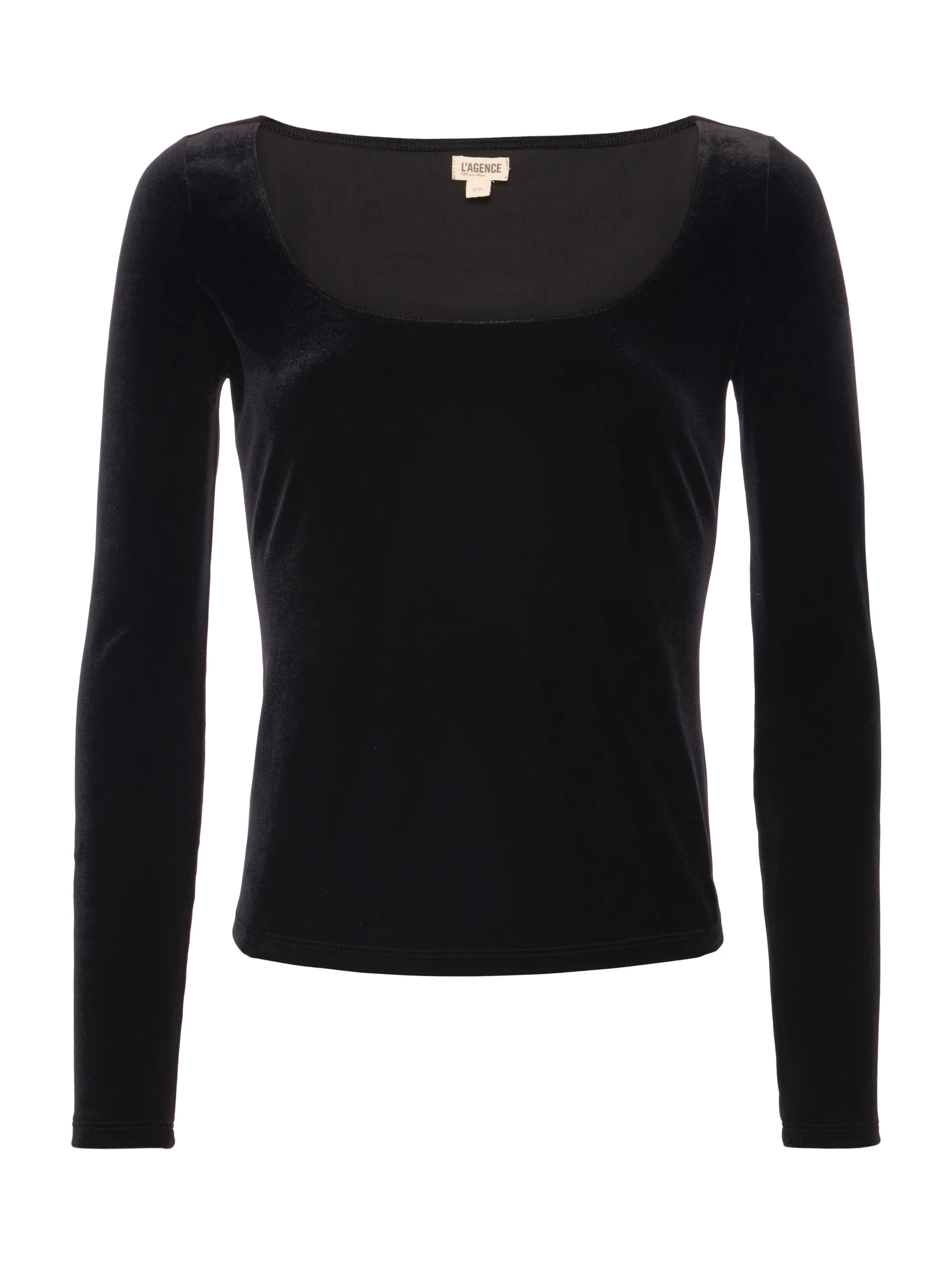 L'Agence Jelena L/S U Neck Top