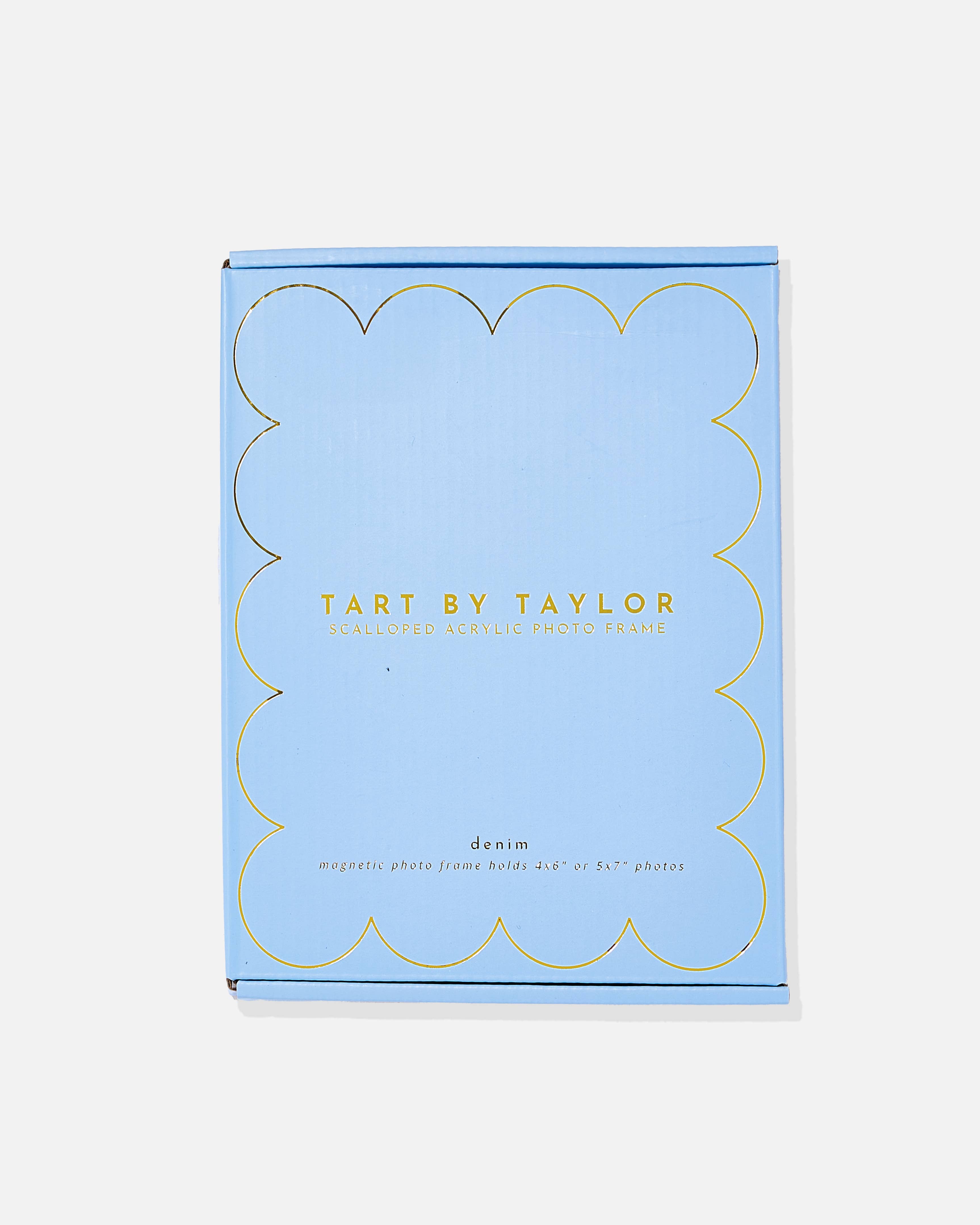 Tart By Taylor Denim Blue Acrylic Picture Frame