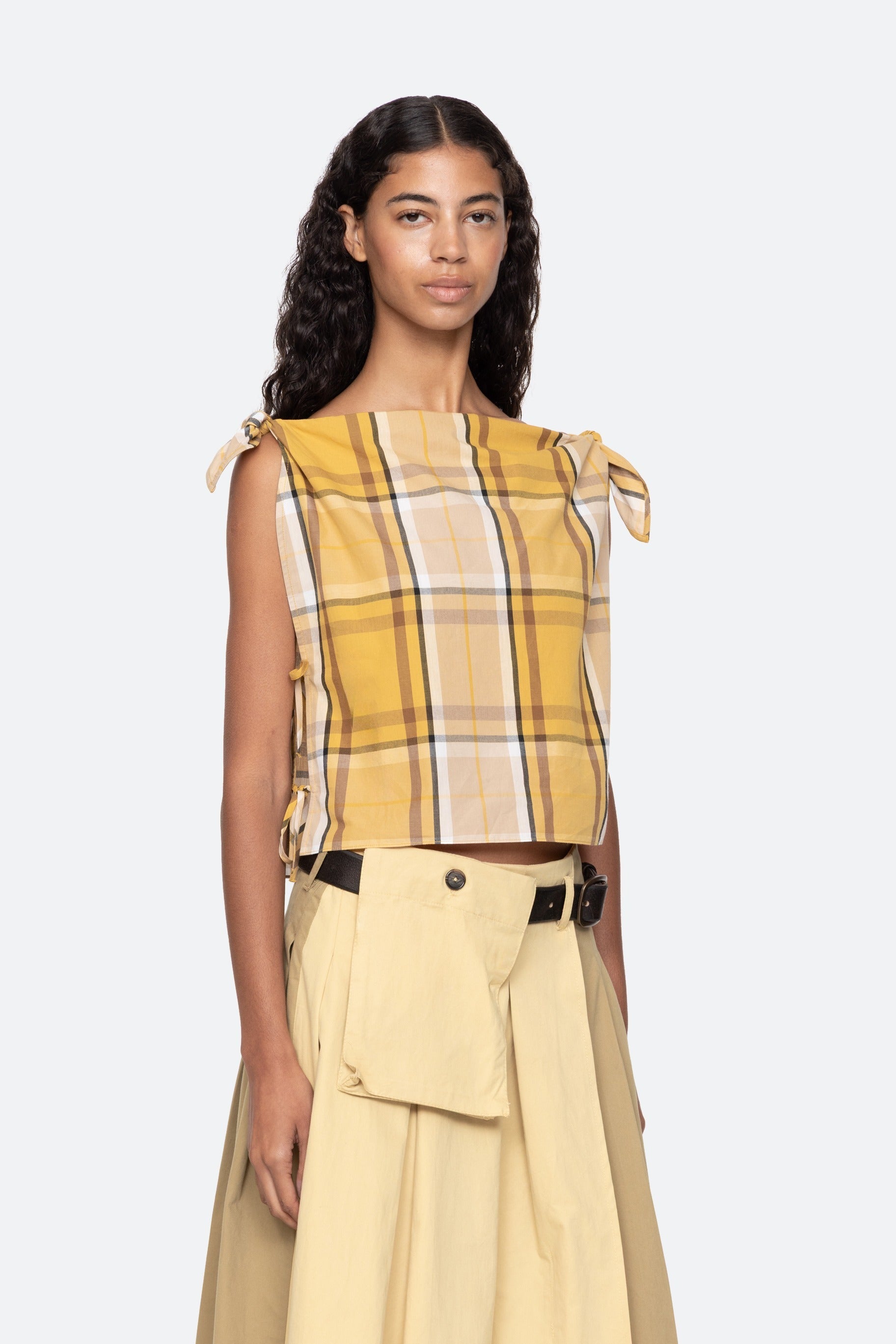 COPELAND PLAID TOP (D1)