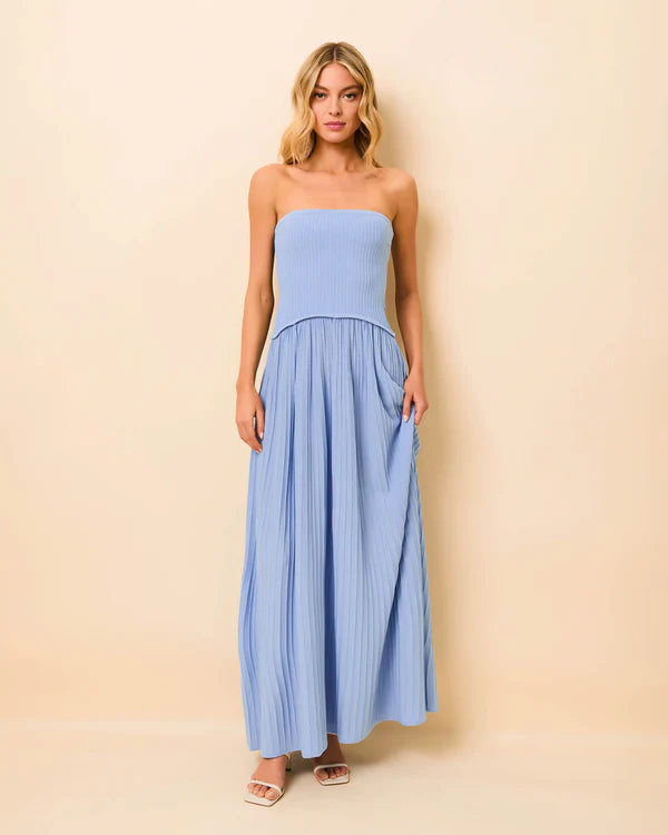Solid & Striped Strapless Soglio Dress