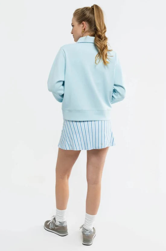 Smith & Quinn Chase 1/4 Zip Sweatshirt - Sea Salt