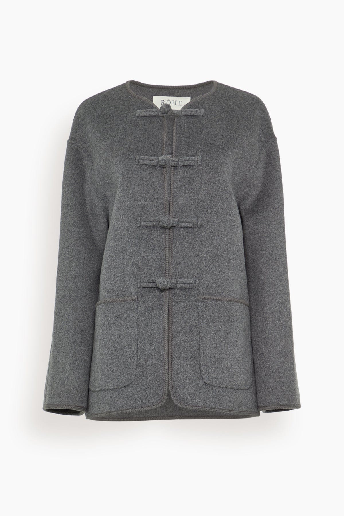 Rohe Mandarin Double-Faced Wool Jacket