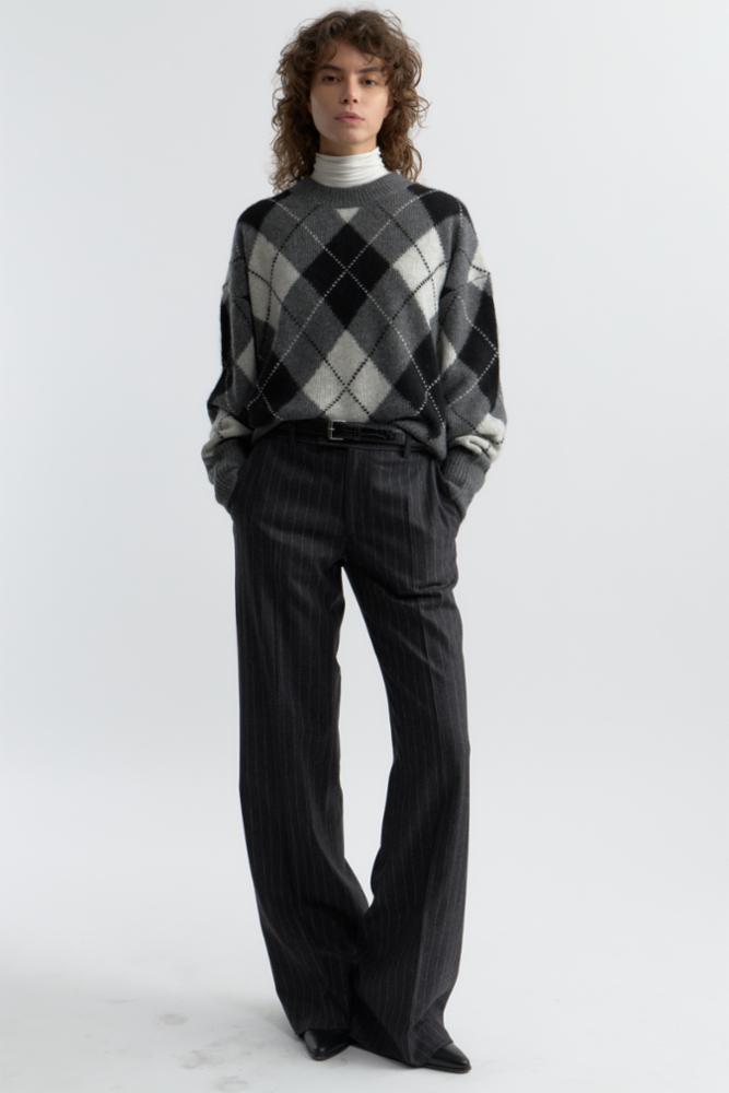 DONNIKA ARGYLE SWEATER