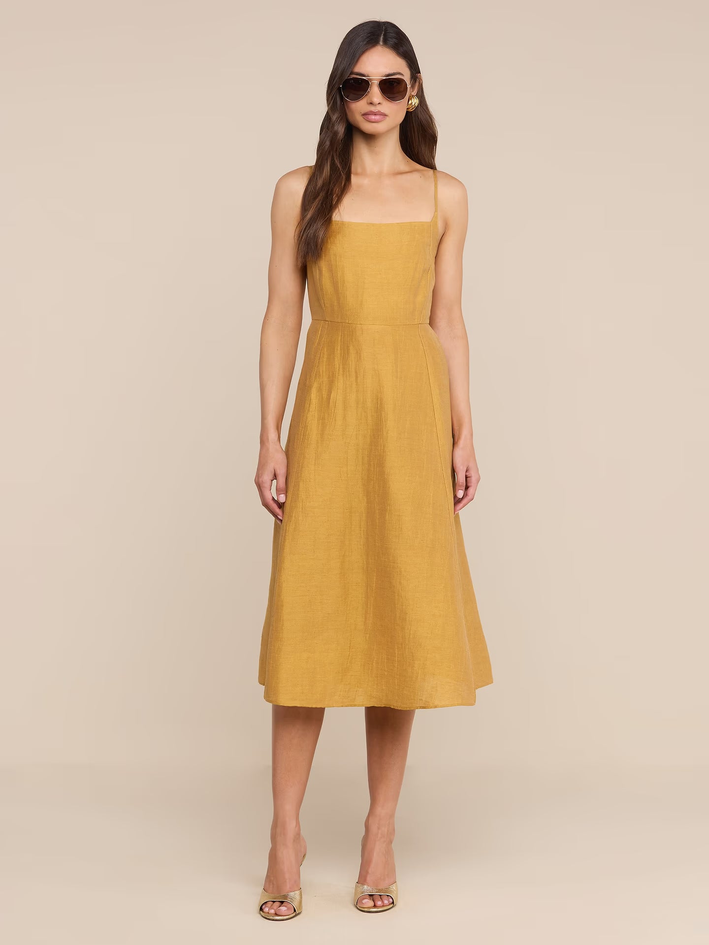 L'Agence Meredith Midi Dress