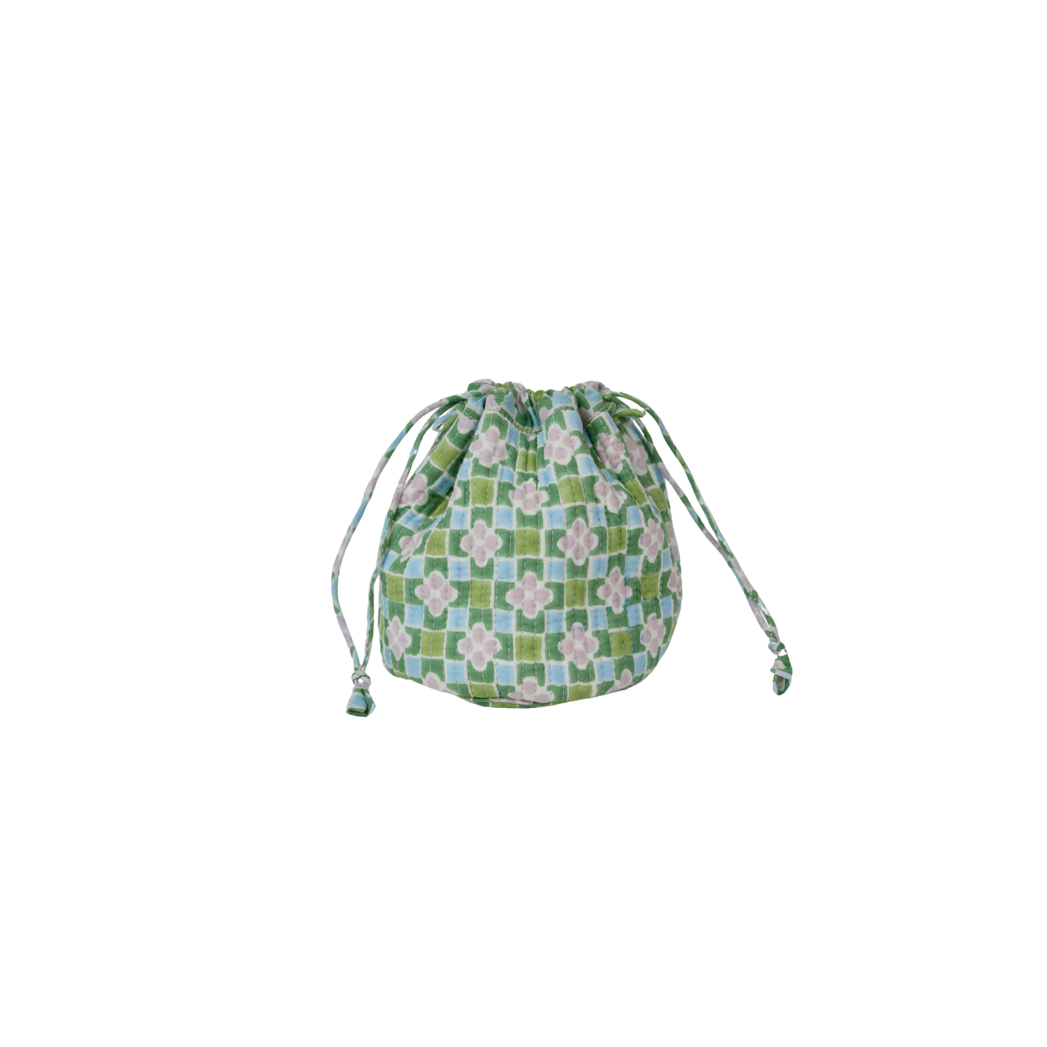 Maison Poire Arthur Jewelry Pouch - Lilac/Spring Green
