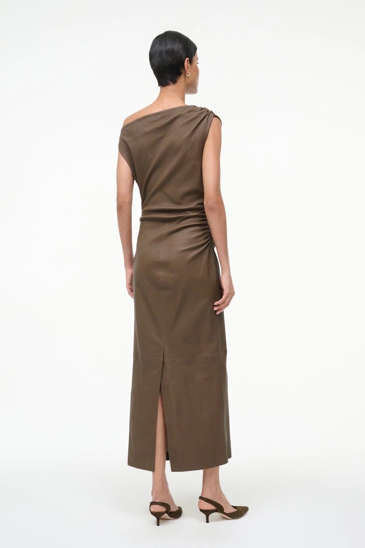 Staud Phare Leather Dress