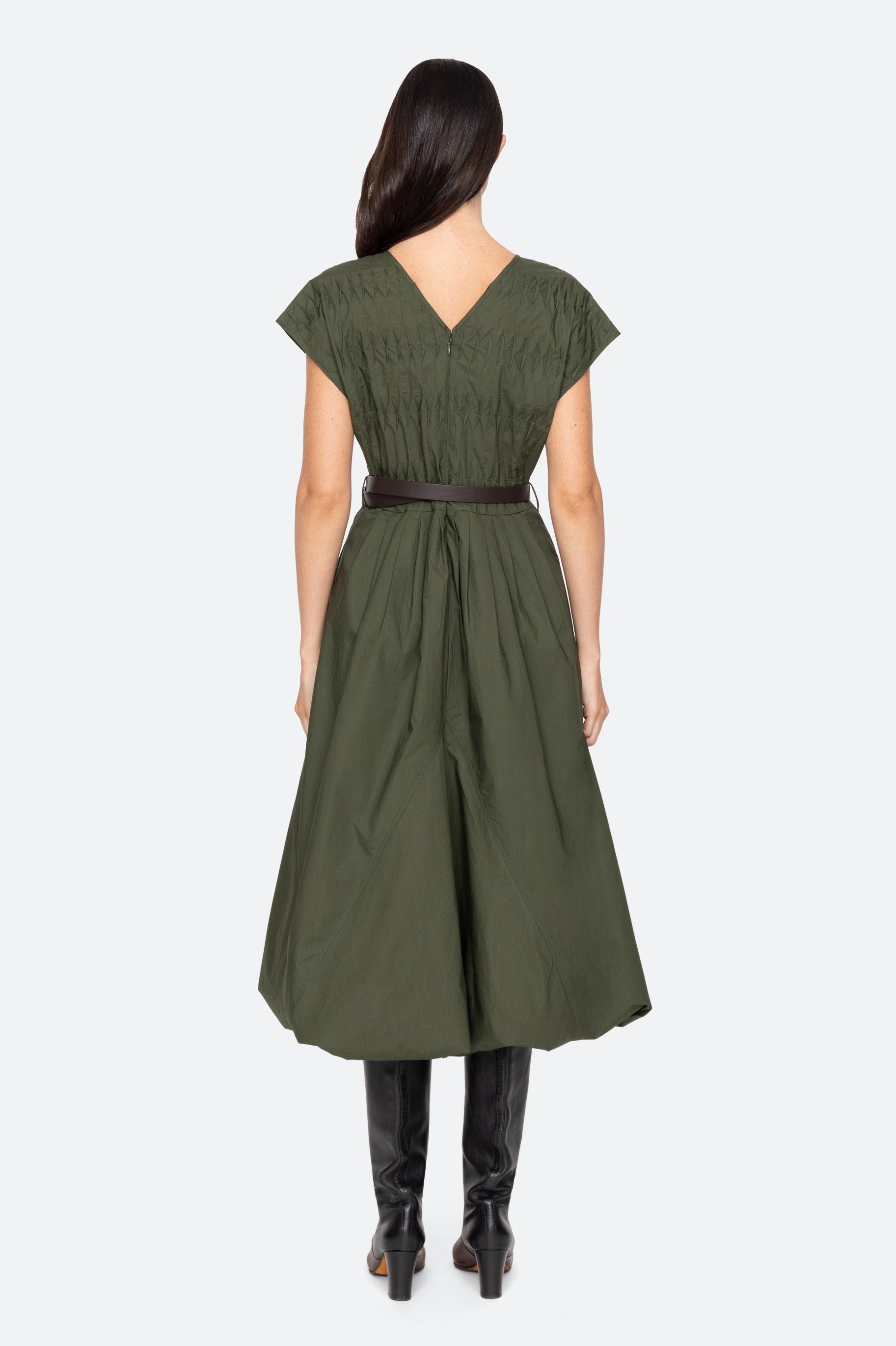 SULLIVAN SPORTSWEAR BELTED BUBBLE DRESS (D1)