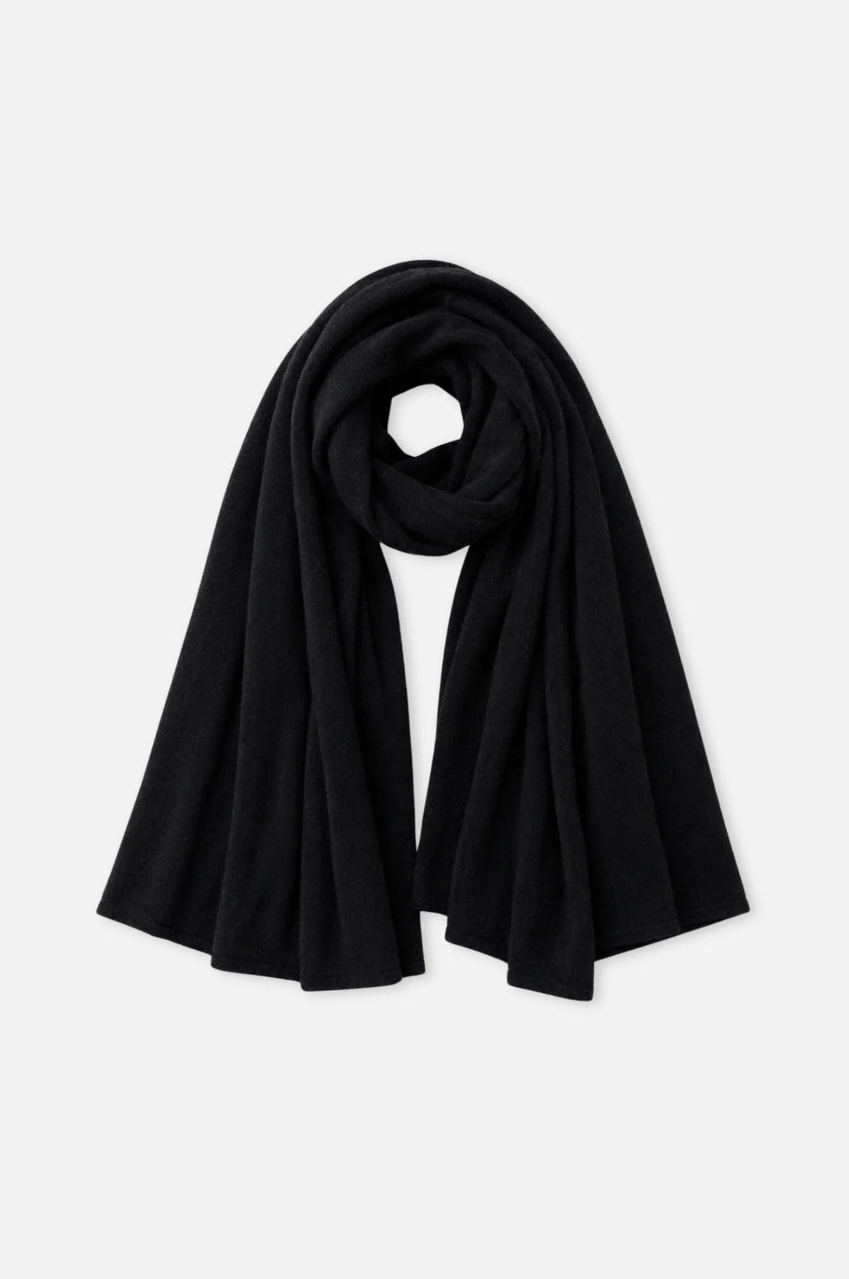 Minnie Rose Cashmere Blankie Wrap - Black