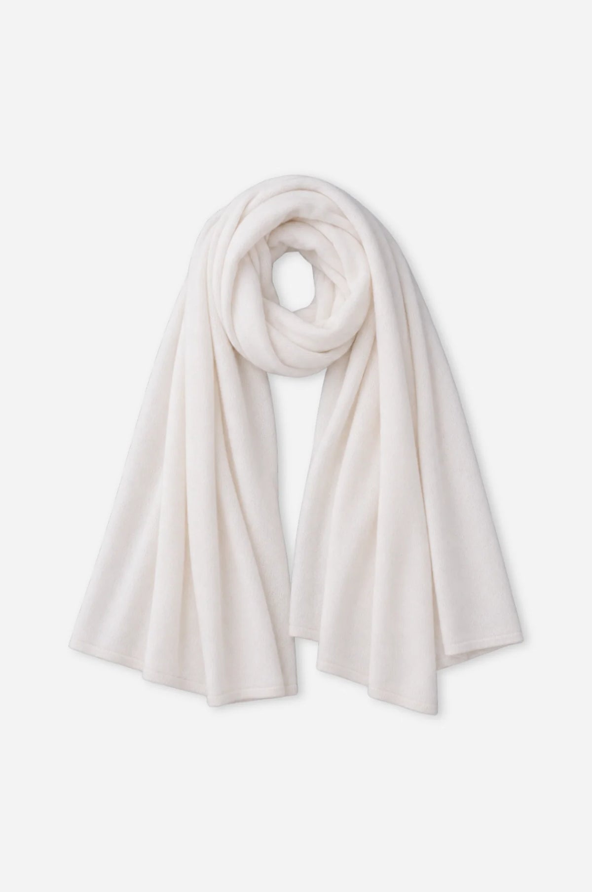 Minnie Rose Cashmere Blankie Wrap - White