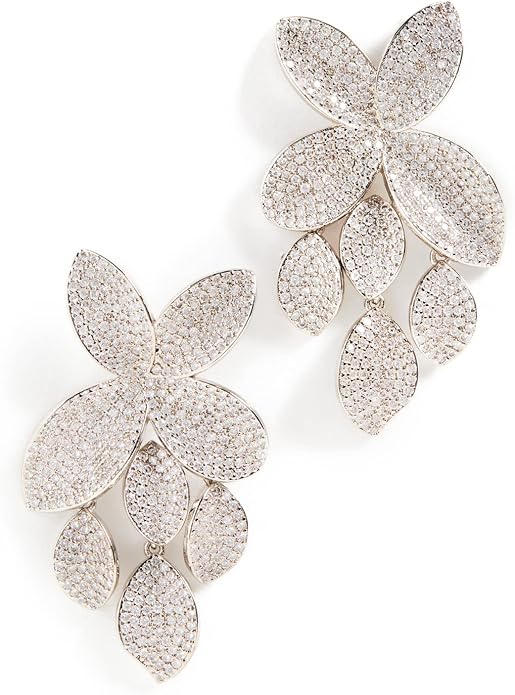 Shashi Pave Flower Drop Earring