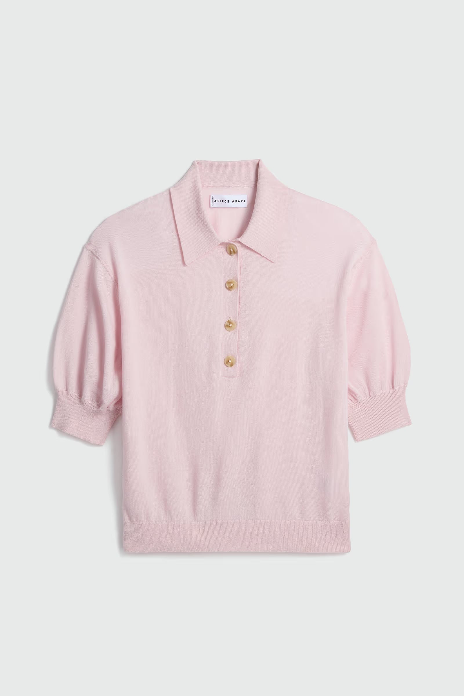 APiece Apart Oda Polo - Rosewater