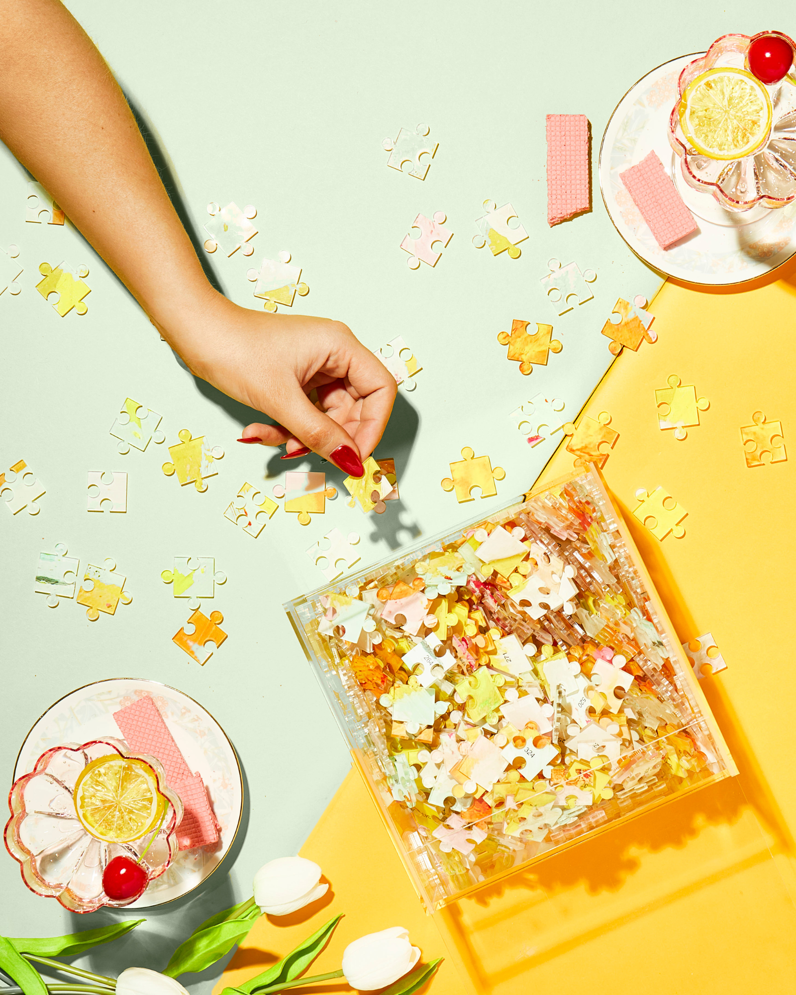 Marigold Acrylic Puzzle