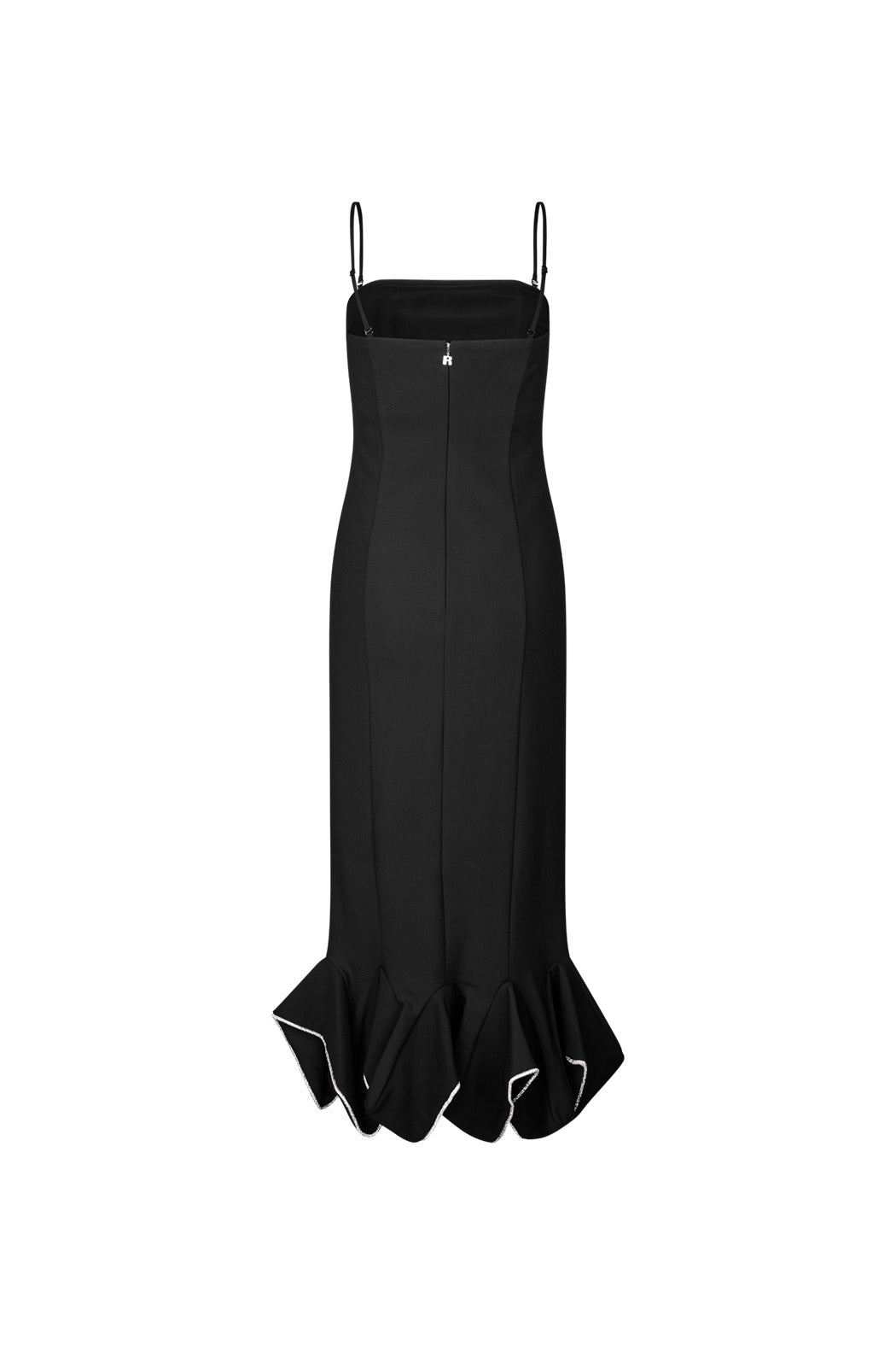 MIDI RUFFLE DRESS