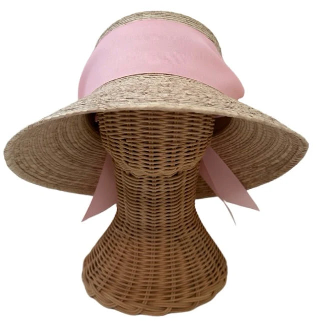 Sarah Bray Clematis Sun Hat - Pink Ribbon