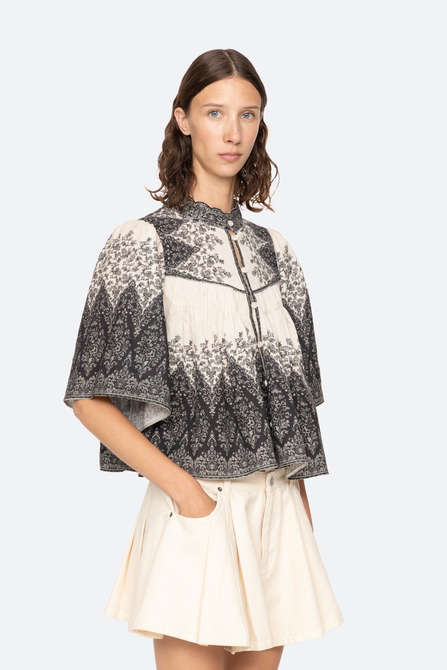 HEDRA PRINT BLOUSE (D1)