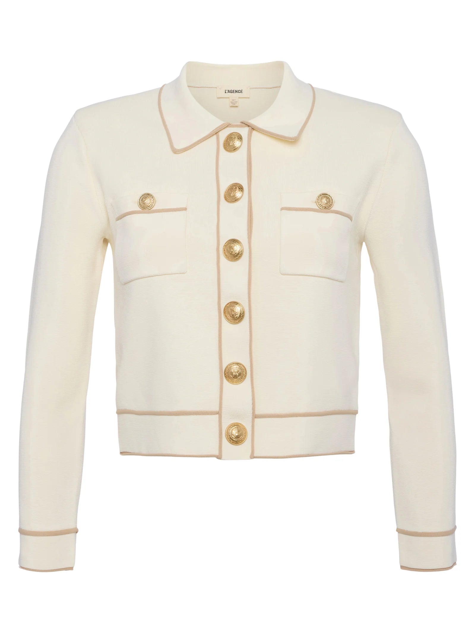 L'Agence Neo Cropped Cardigan