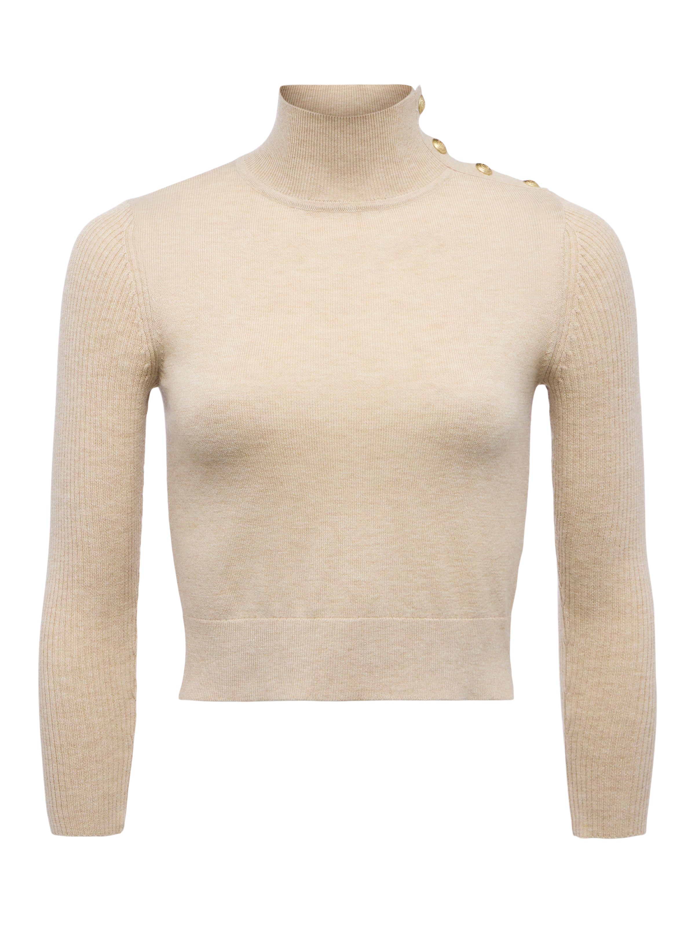 KAMDYN CROP MOCK NECK