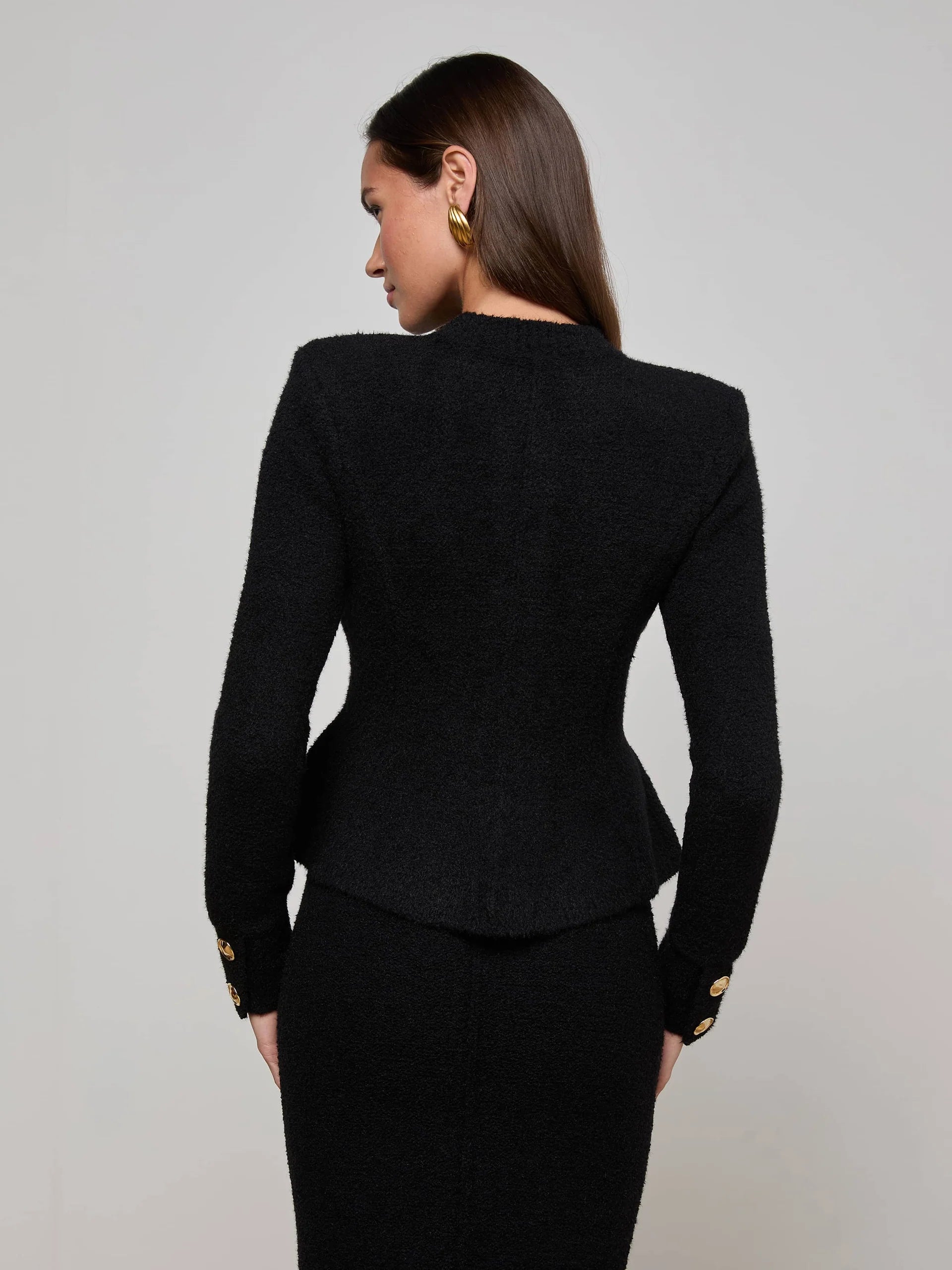 L'Agence Melissa Knit Flare Cardi