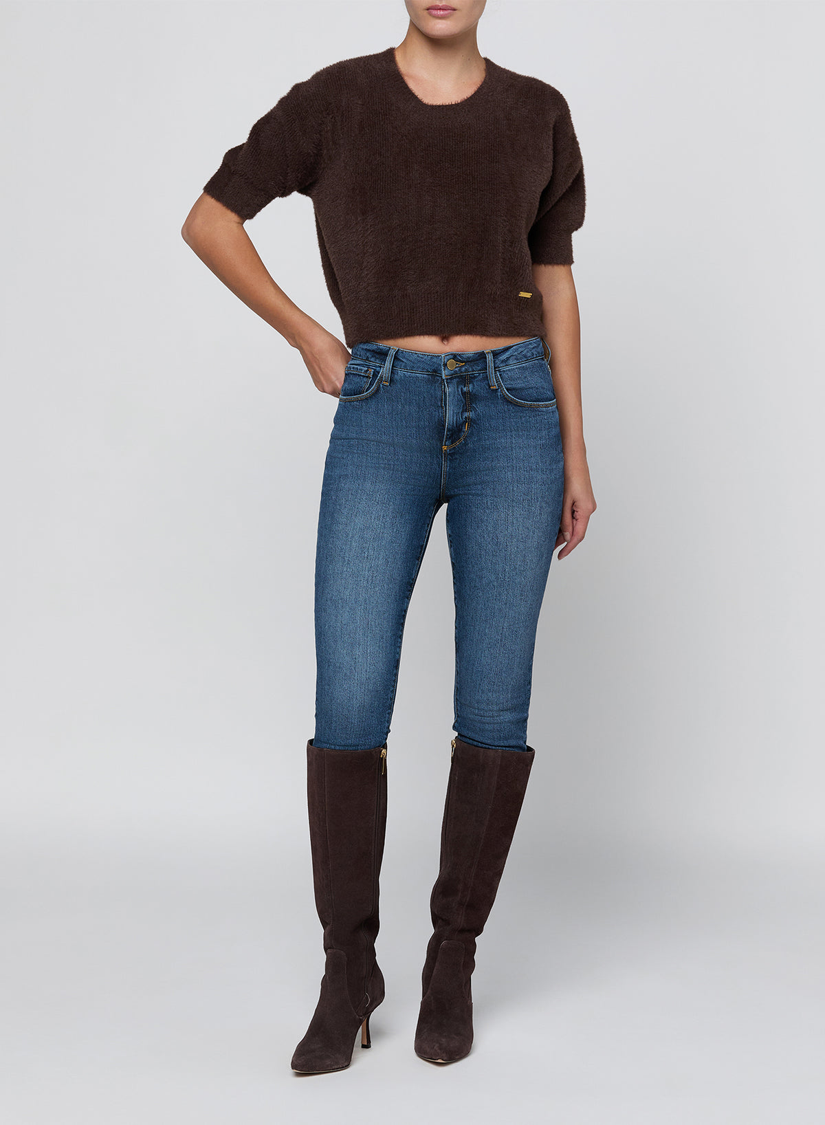 GUINEVERE SS CROP CREW