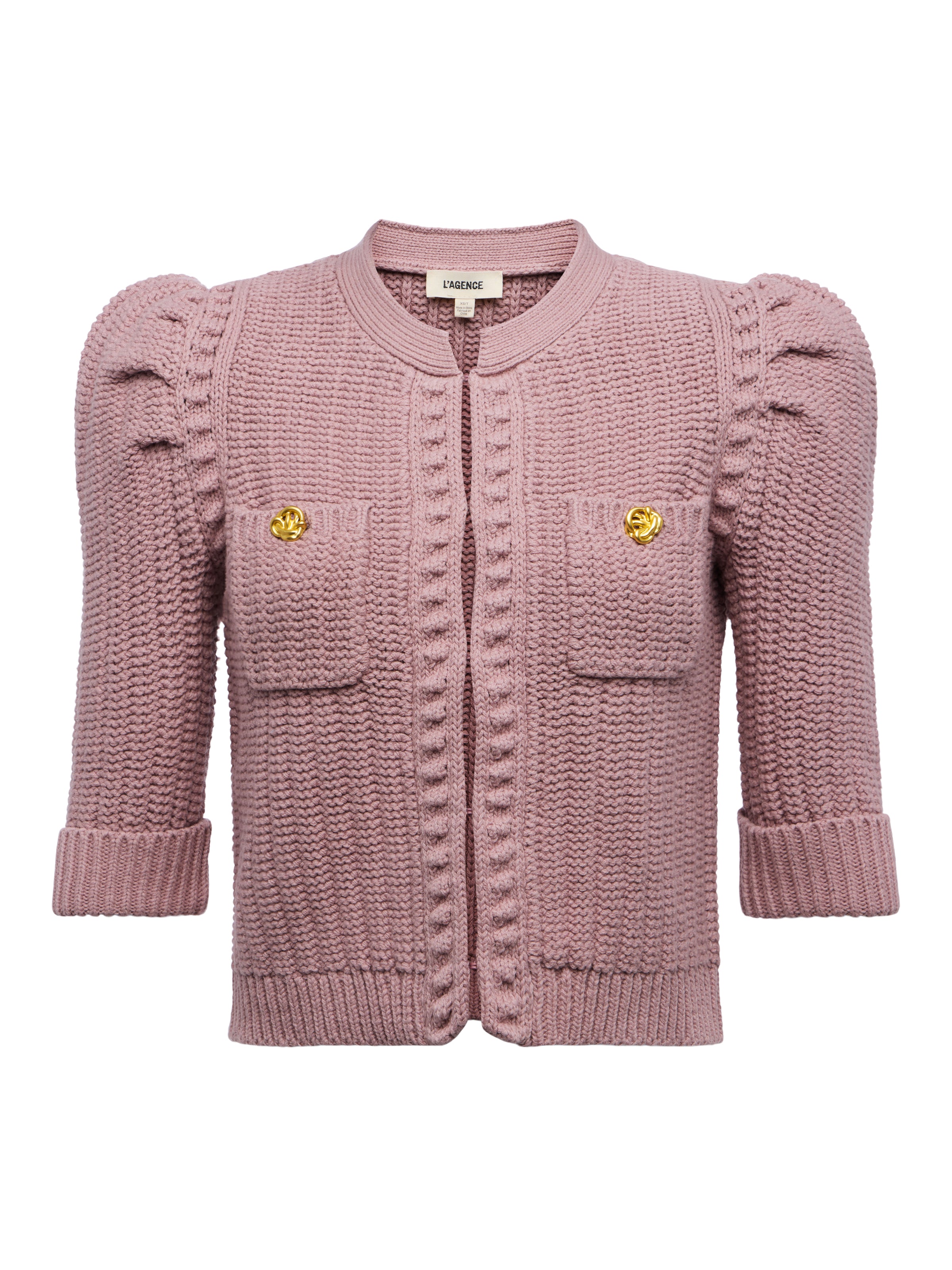 DELILAH CROP TEXTRD CARDI