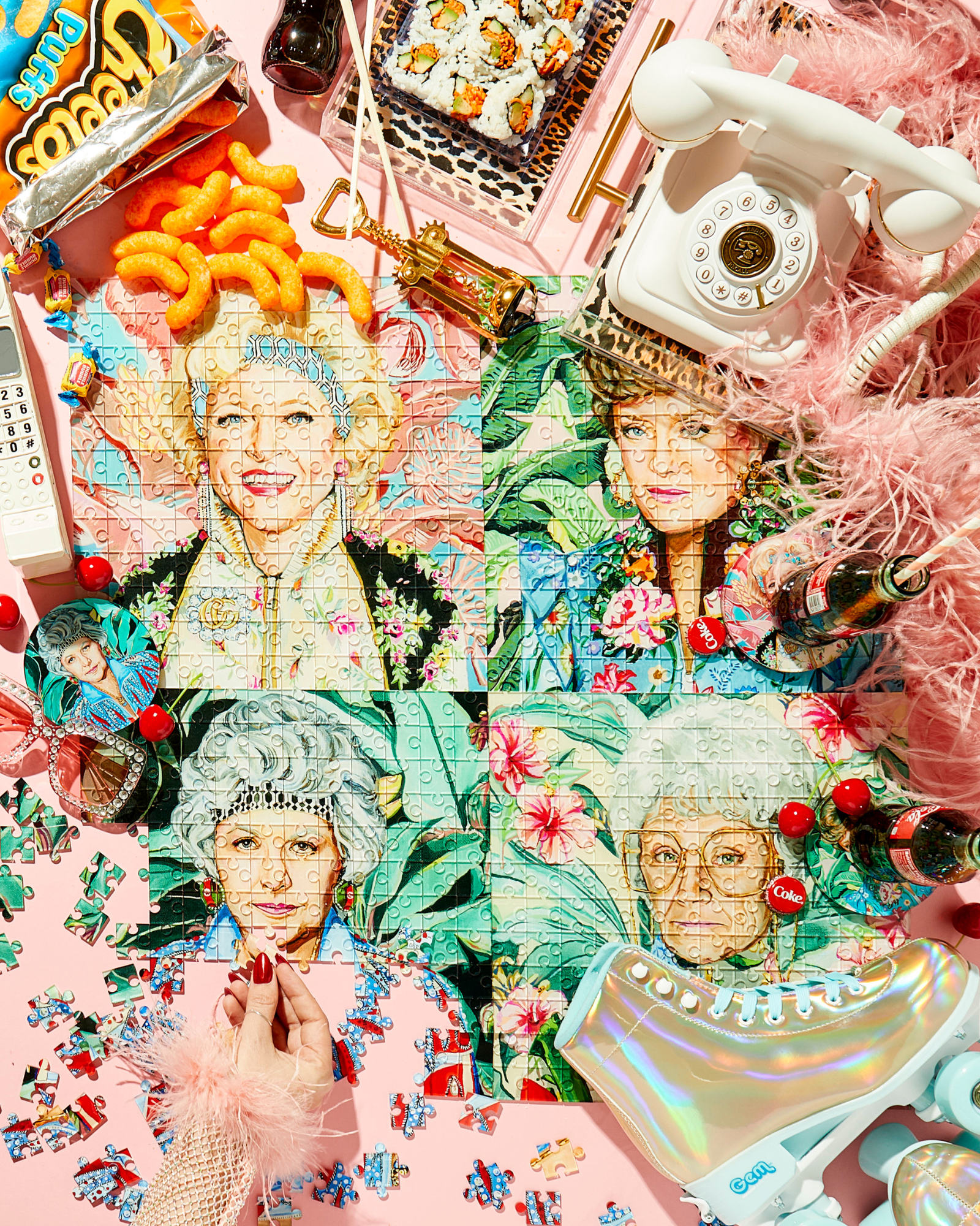 Golden Gals Acrylic Puzzle